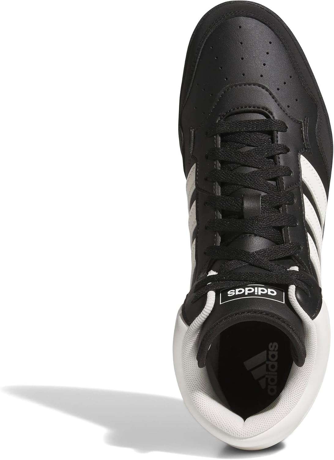 image:imageAdidas UnisexAdult Hoops 40 Mid TopBlackWhiteBronze Strata