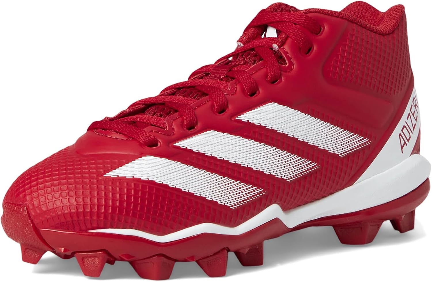 image:imageAdidas UnisexChild Adizero Impact2 II Molded Rubber American FootballTeam Power RedWhiteTeam Power Red