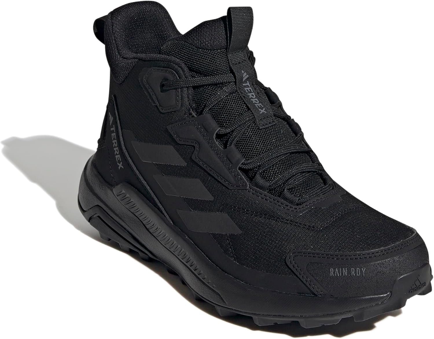 image:imageAdidas Womens Terrex Anylander Mid Top Rainrdy Hiking SneakersCore Black Core Black Grey Four