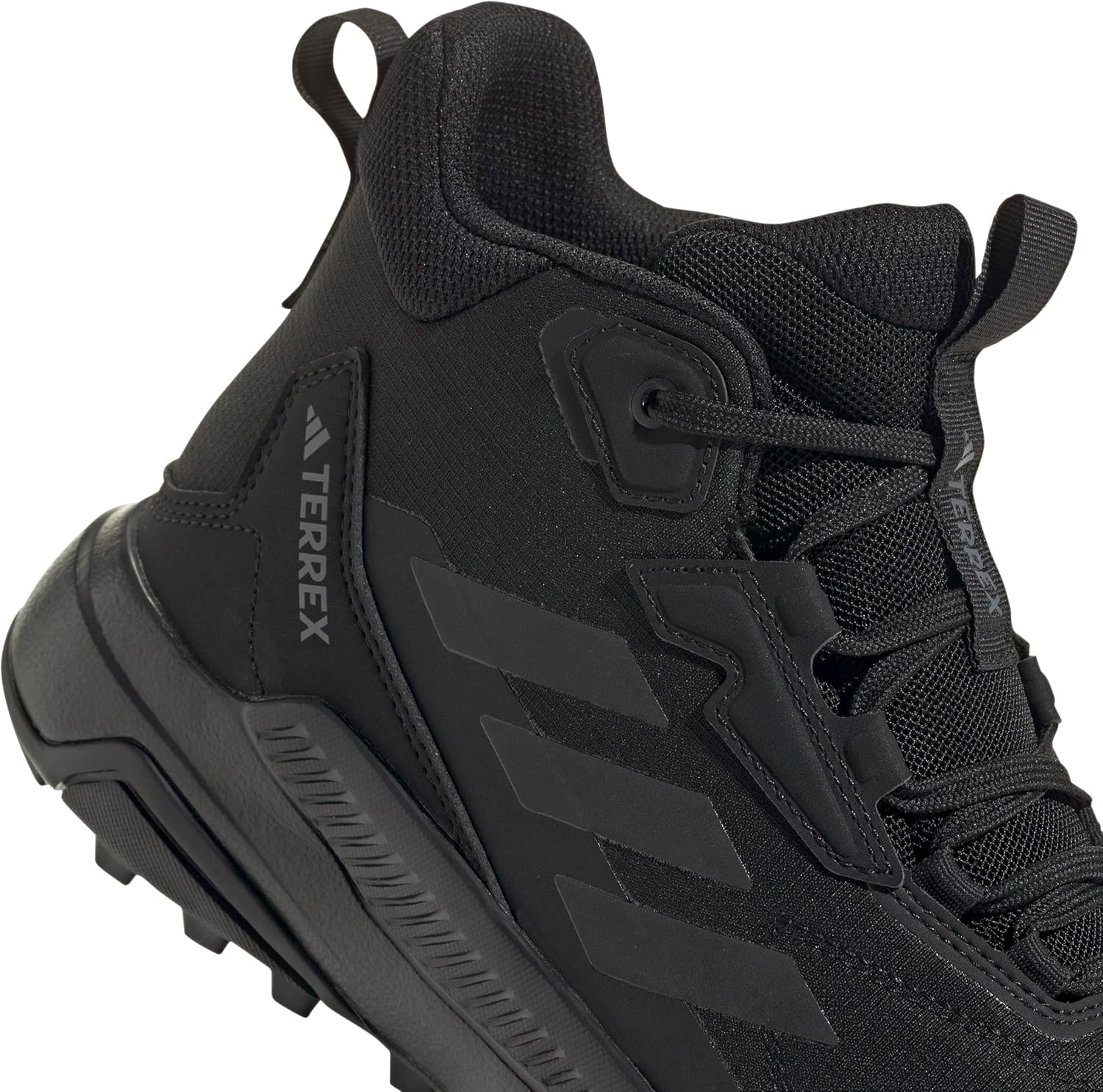 image:imageAdidas Womens Terrex Anylander Mid Top Rainrdy Hiking SneakersCore Black Core Black Grey Four
