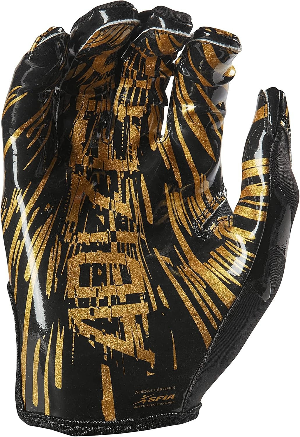 image:imageadidas Adizero 13 Football Receiver GlovesBlackMetallic
