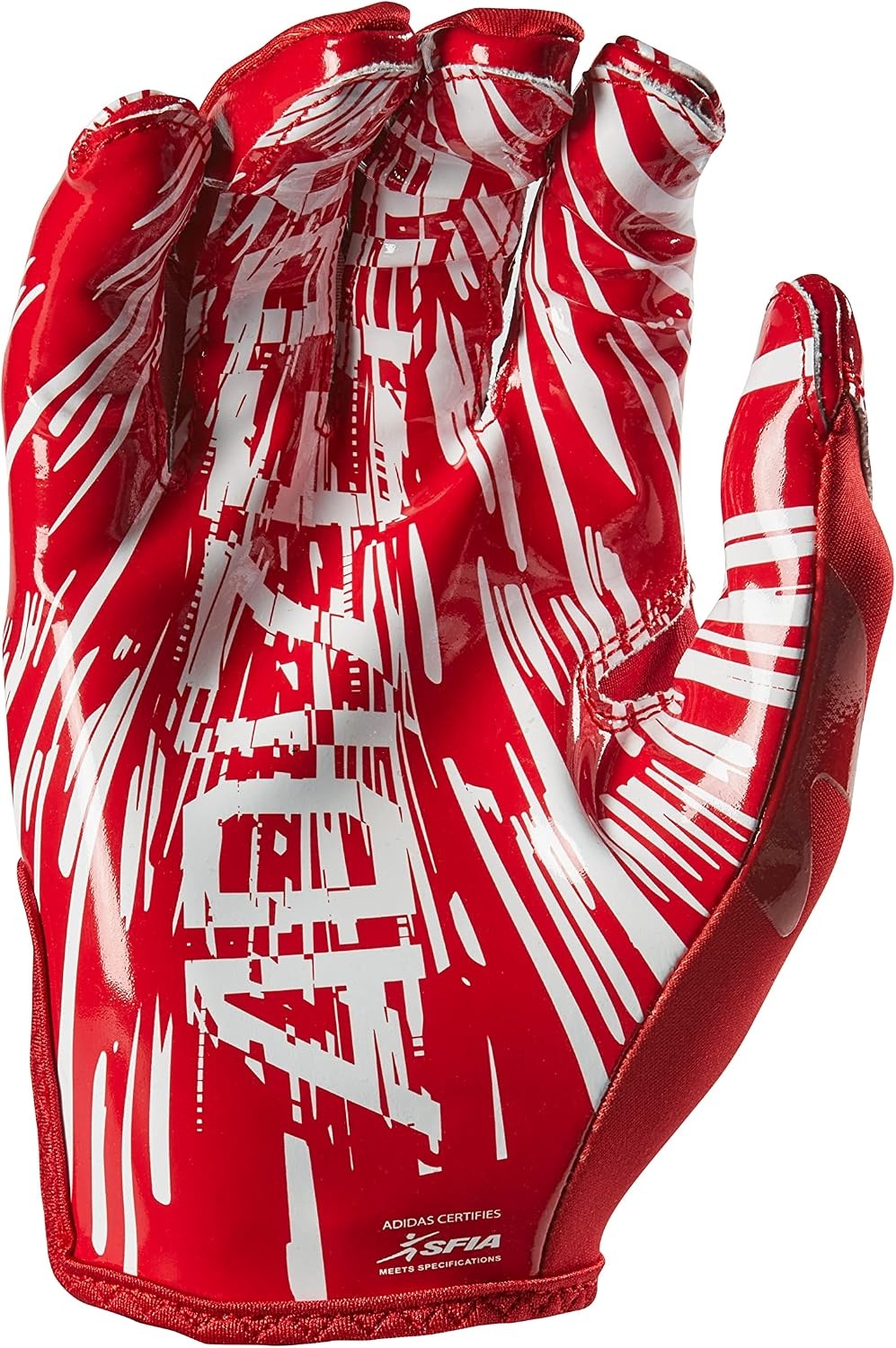 image:imageadidas Adizero 13 Football Receiver GlovesRedWhite