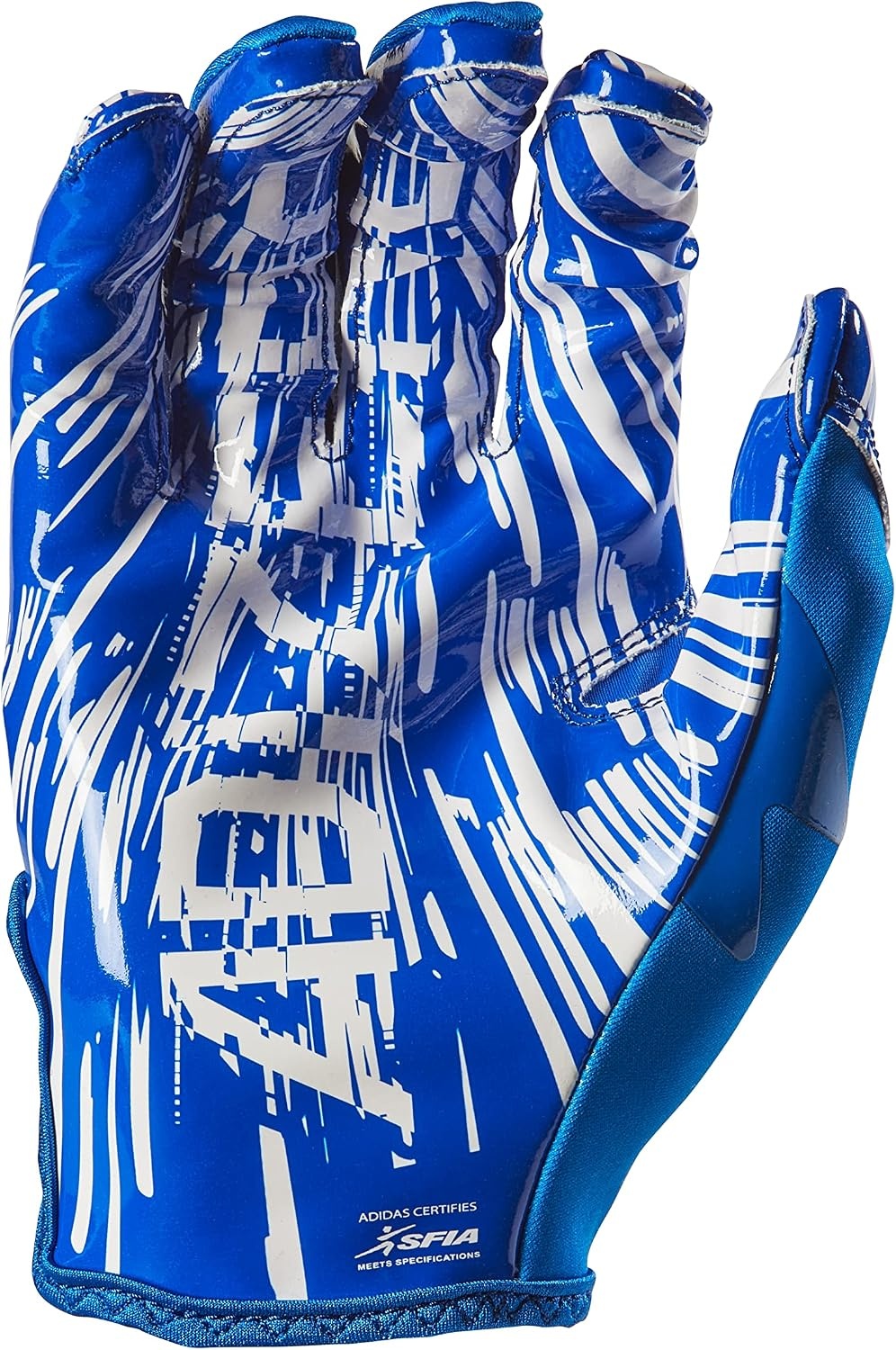image:imageadidas Adizero 13 Football Receiver GlovesRoyalWhite