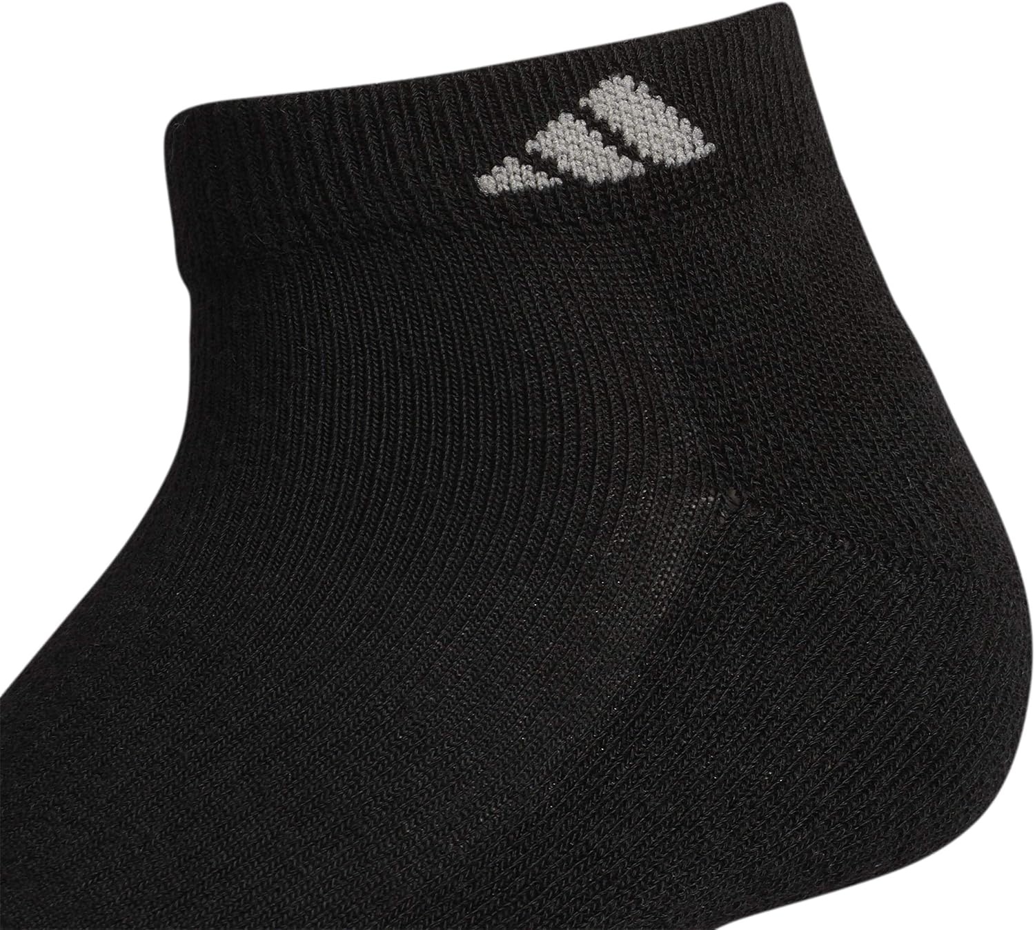 image:imageadidas Athletic 6Pack Low Cut SocksBlackAluminum 2