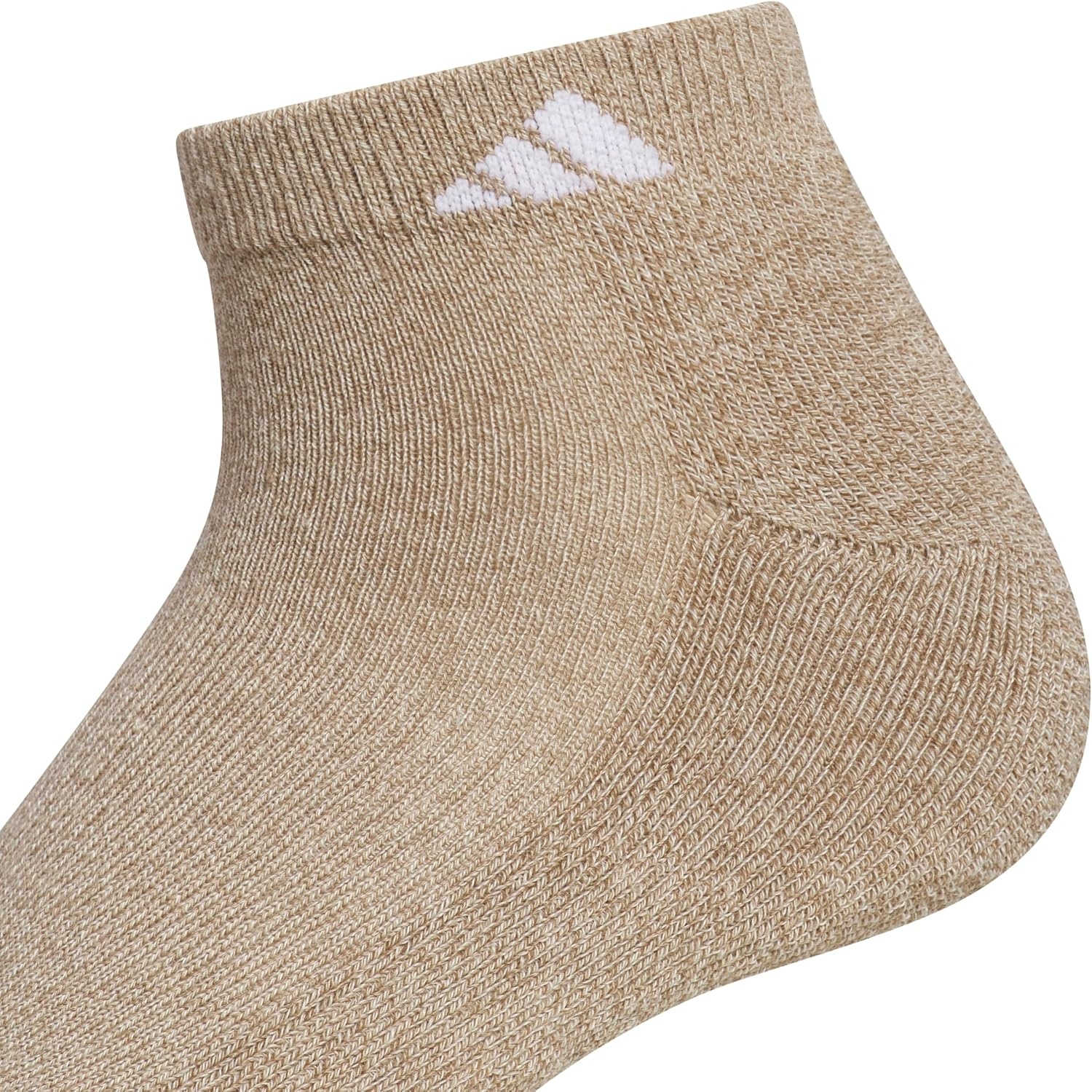image:imageadidas Athletic 6Pack Low Cut SocksKhaki ThreeWhiteCrystal Linen Beige