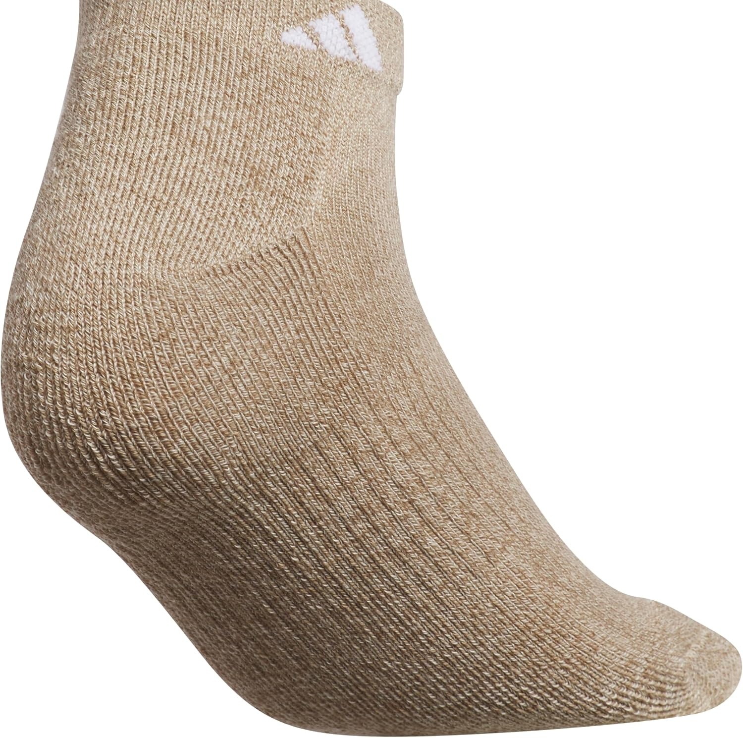image:imageadidas Athletic 6Pack Low Cut SocksKhaki ThreeWhiteCrystal Linen Beige
