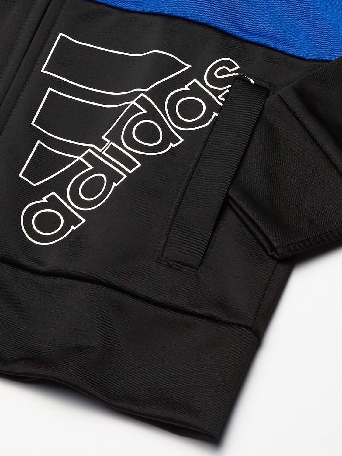 image:imageadidas Boys Zip Front Iconic Tricot JacketBos Team Royal Blue