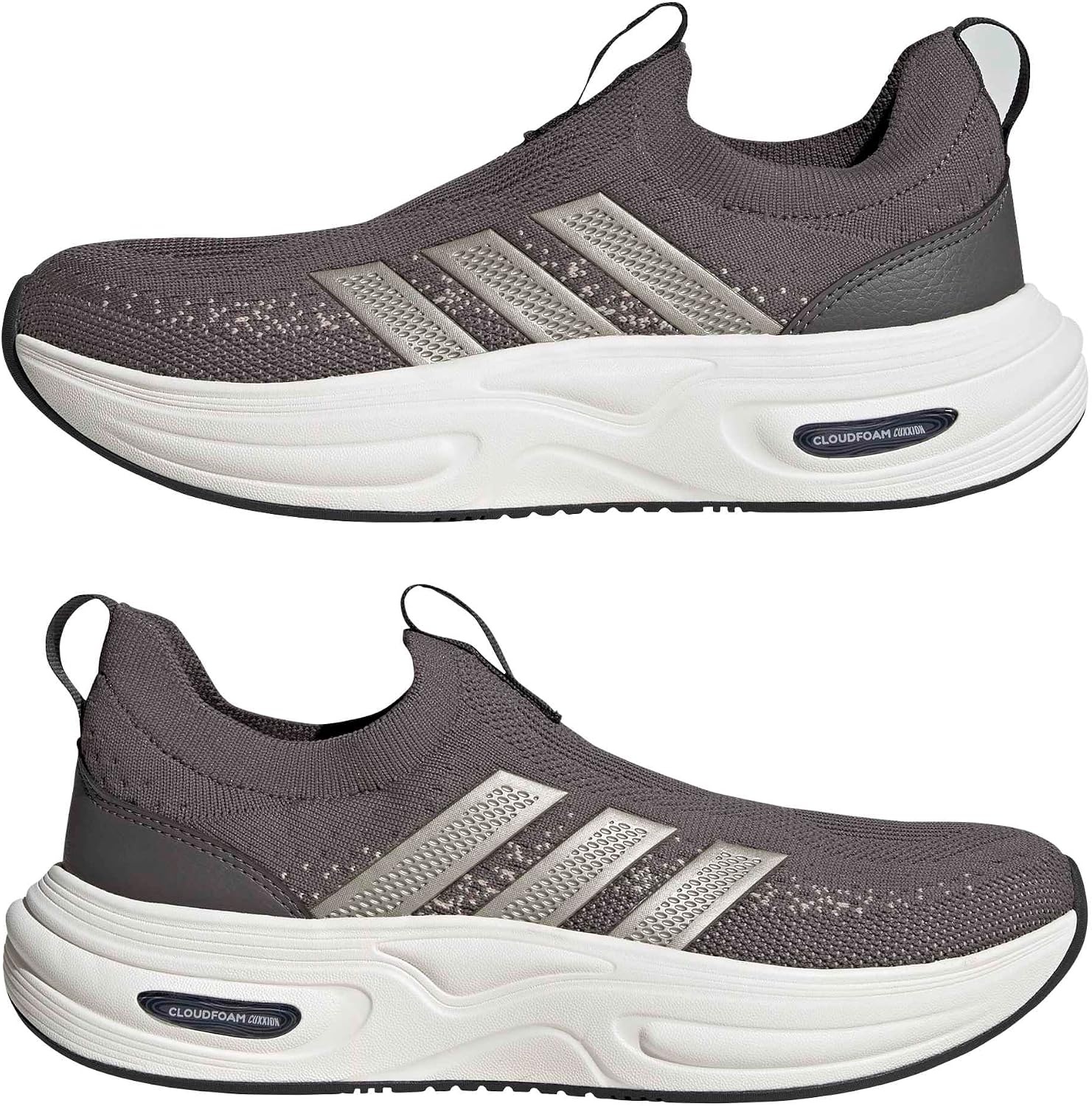image:imageadidas Cloudfoam Cuxxion Sock ShoesCharcoalCyber MetallicCarbon