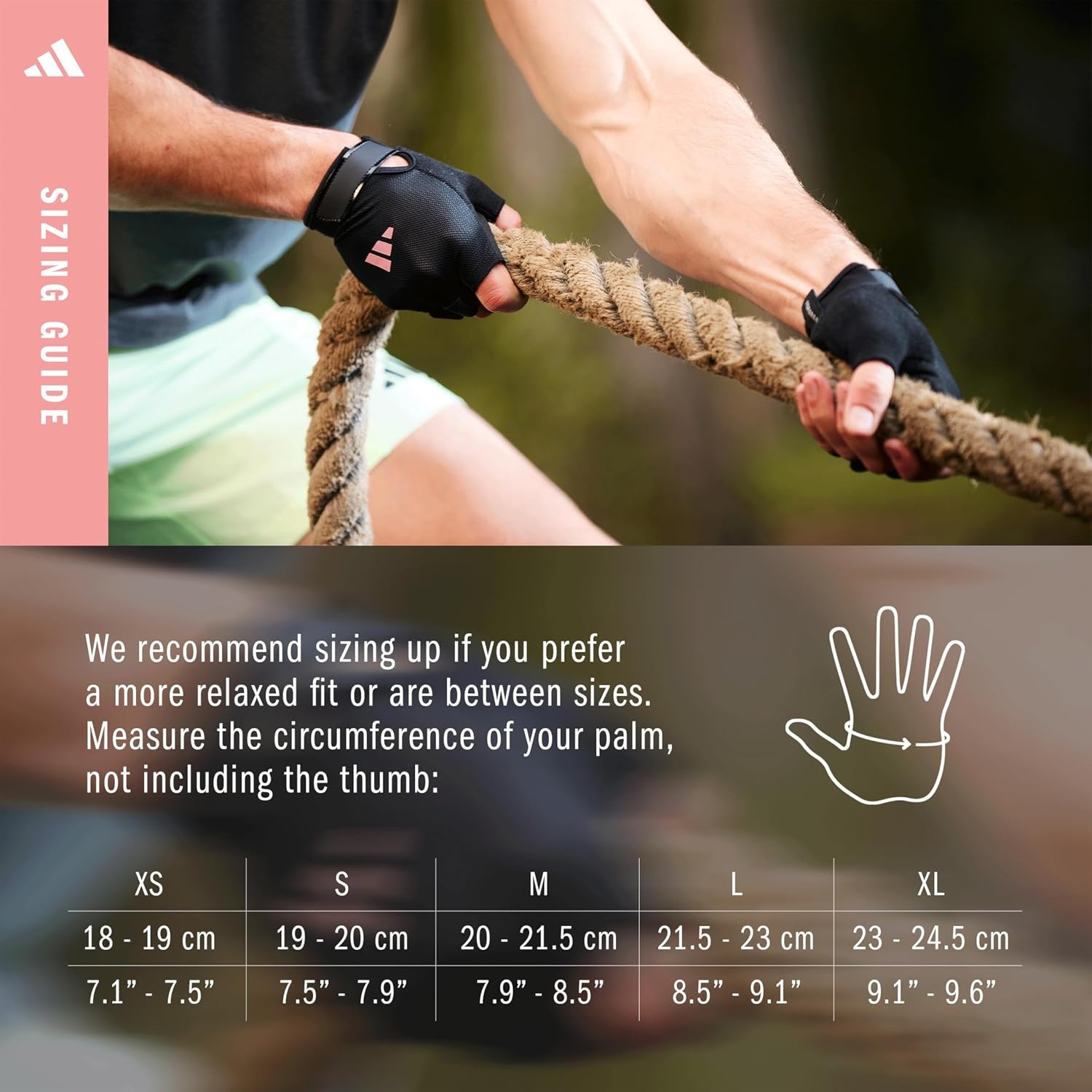 image:imageadidas Essential Training Gloves Pink MeshPink