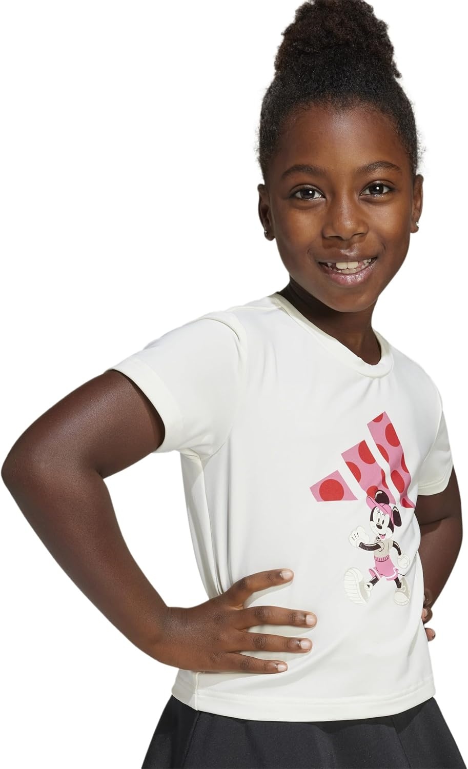 image:imageadidas Girls Disney Tshirt SetMinnie MouseOff WhitePink FusionPure Ruby