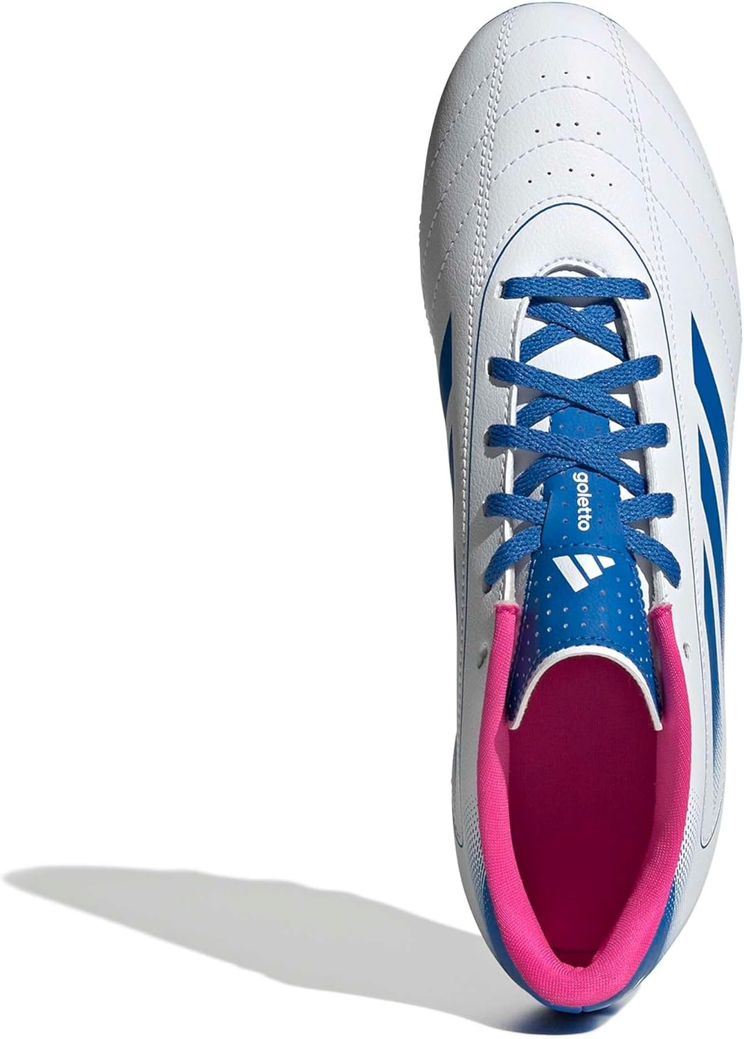 image:imageadidas Goletto Ix Firm GroundMulti GroundWhiteBright RoyalTeam Shock Pink