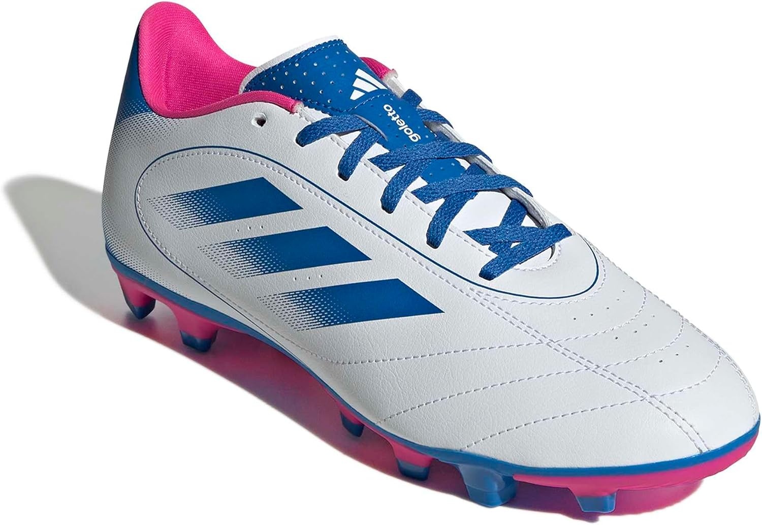 image:imageadidas Goletto Ix Firm GroundMulti GroundWhiteBright RoyalTeam Shock Pink