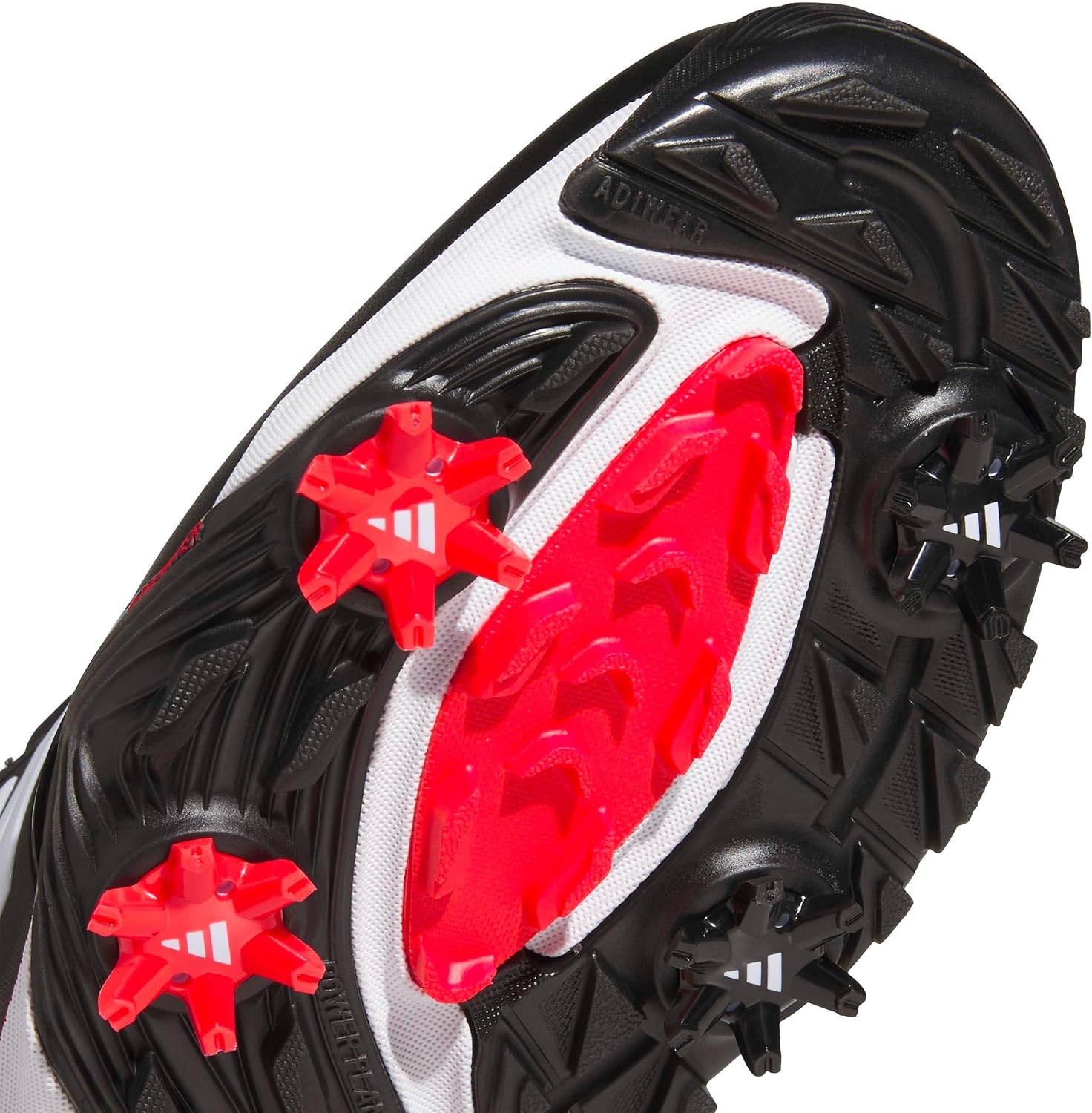 image:imageadidas Golf Adipower 26 Golf ShoesCore BlackFtwr WhiteLucid Red