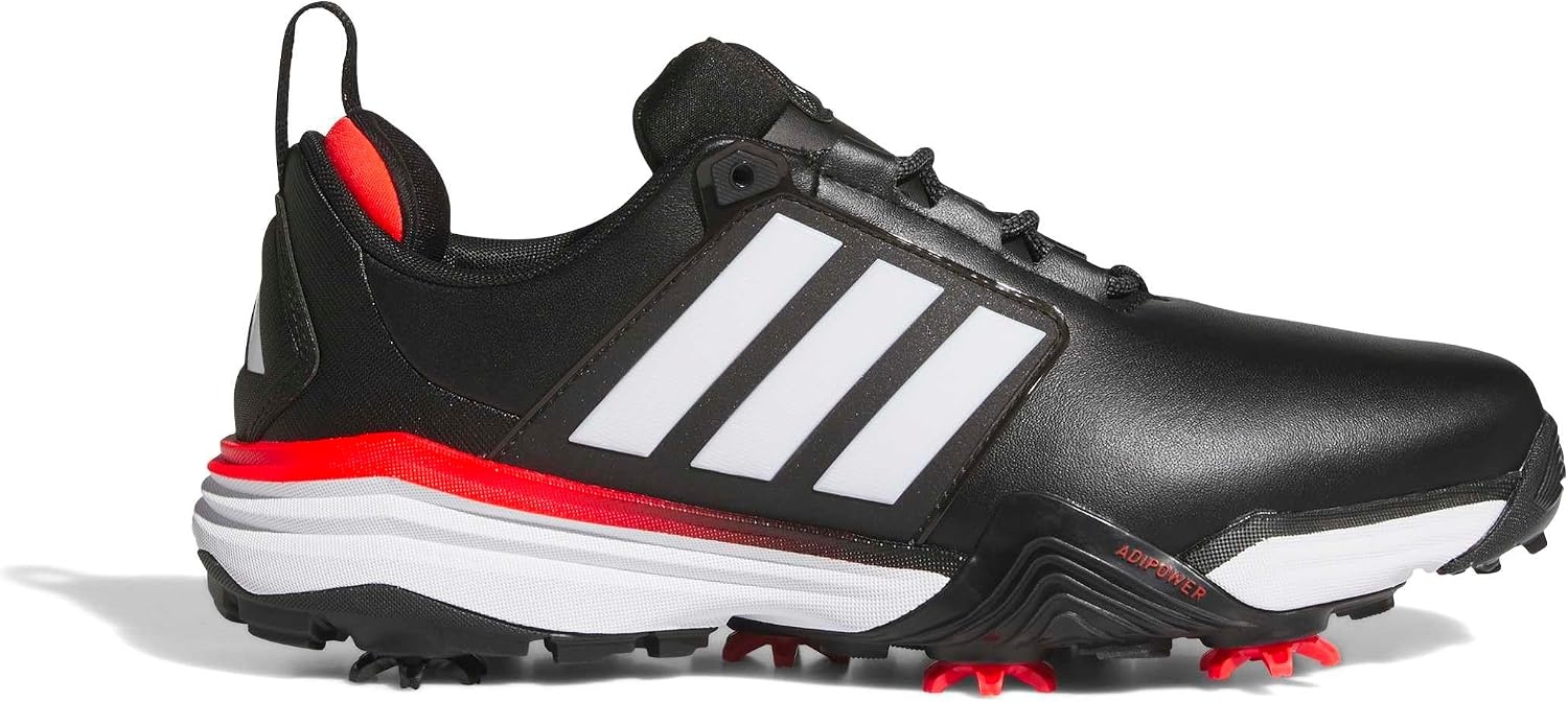 image:imageadidas Golf Adipower 26 Golf ShoesCore BlackFtwr WhiteLucid Red