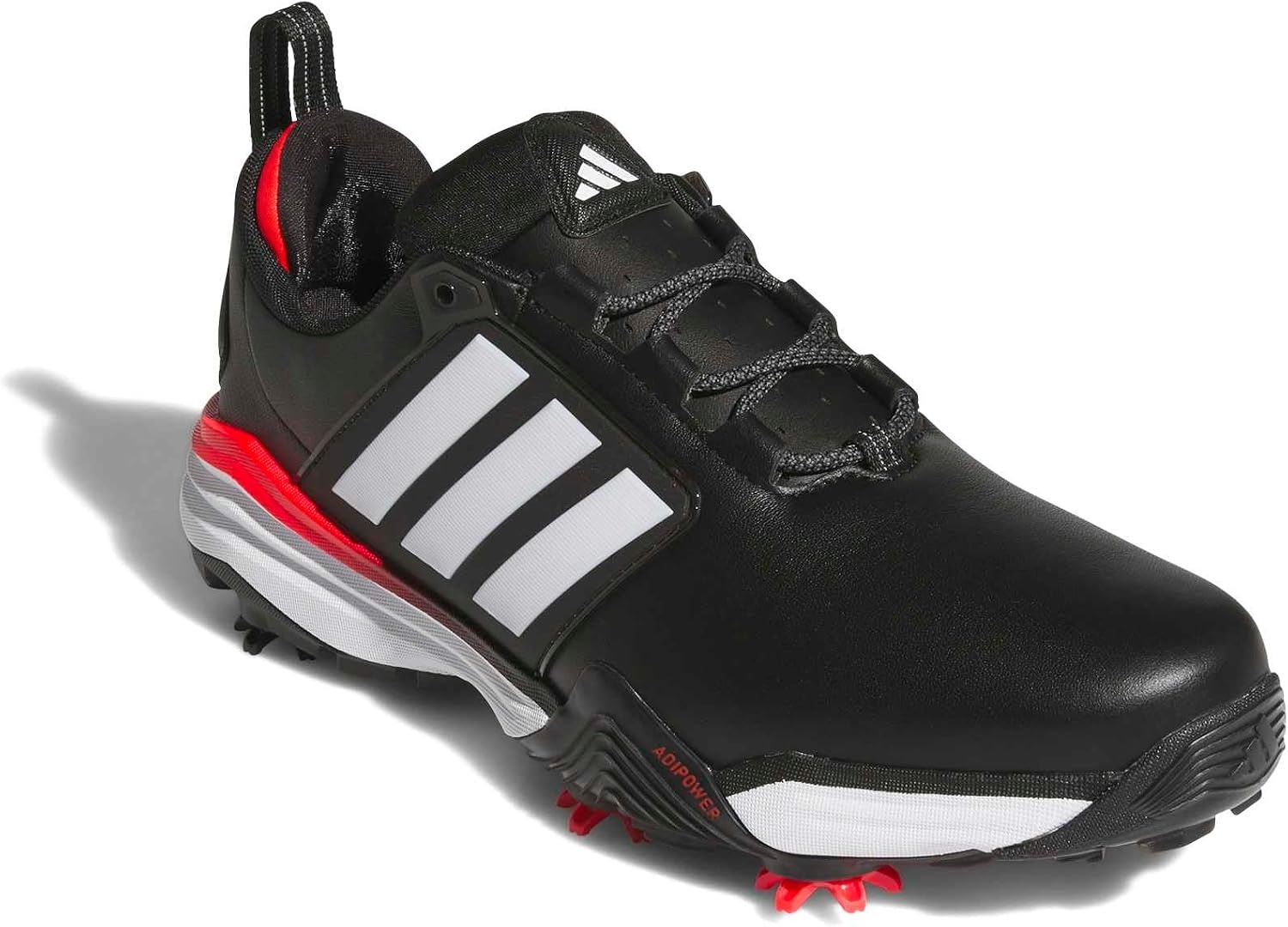 image:imageadidas Golf Adipower 26 Golf ShoesCore BlackFtwr WhiteLucid Red