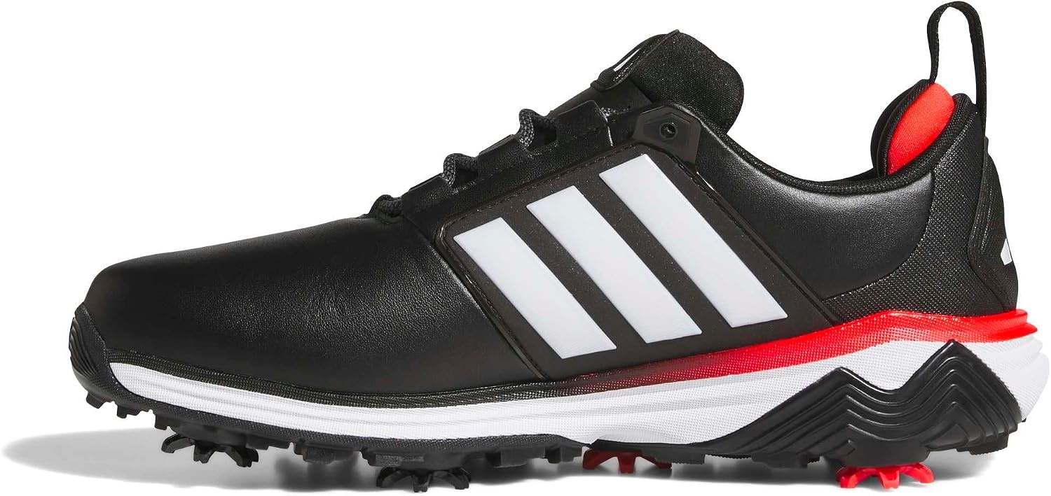 image:imageadidas Golf Adipower 26 Golf ShoesCore BlackFtwr WhiteLucid Red