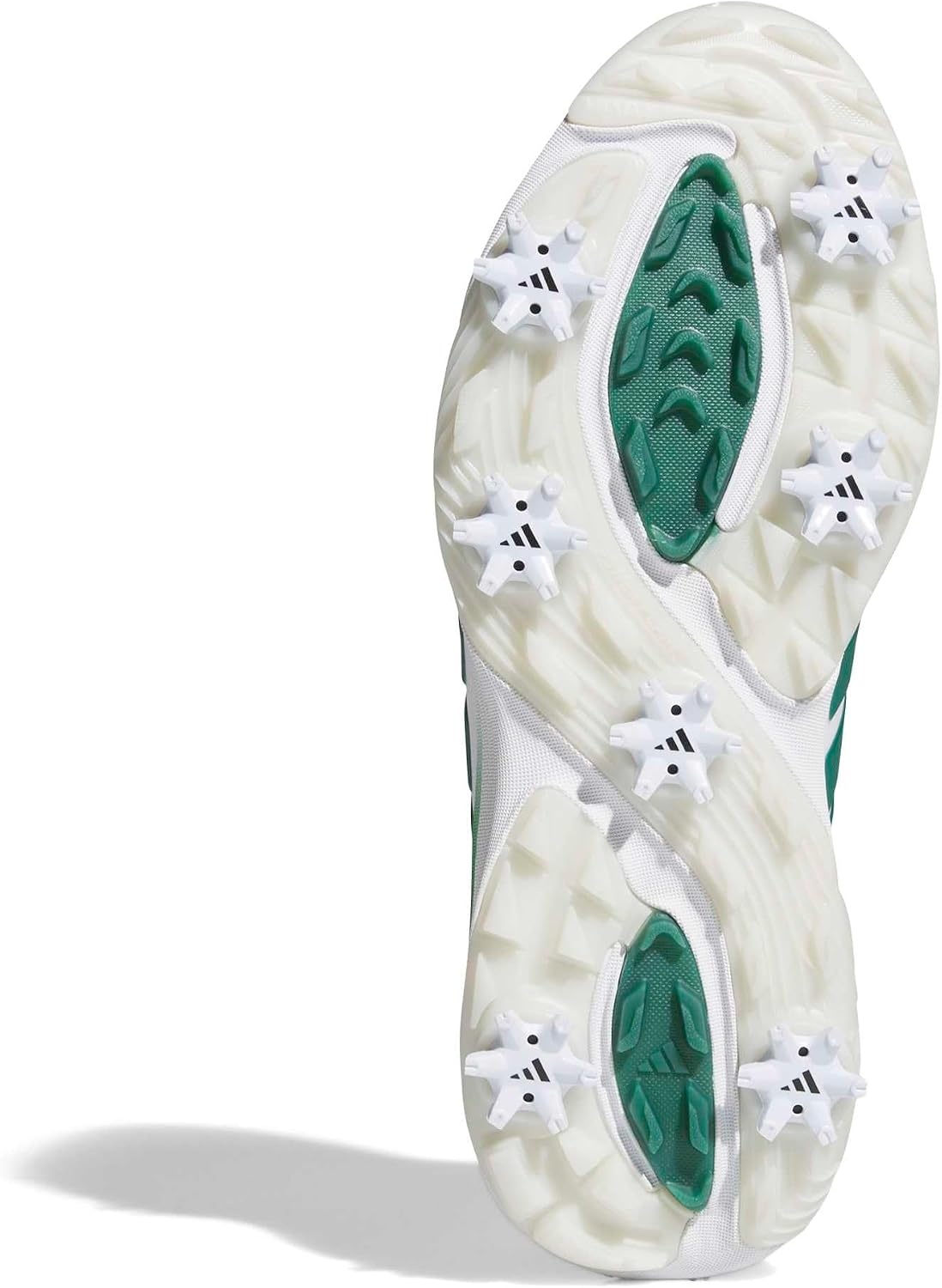 image:imageadidas Golf Adipower 26 Golf ShoesFtwr WhiteCollegiate GreenCrystal White