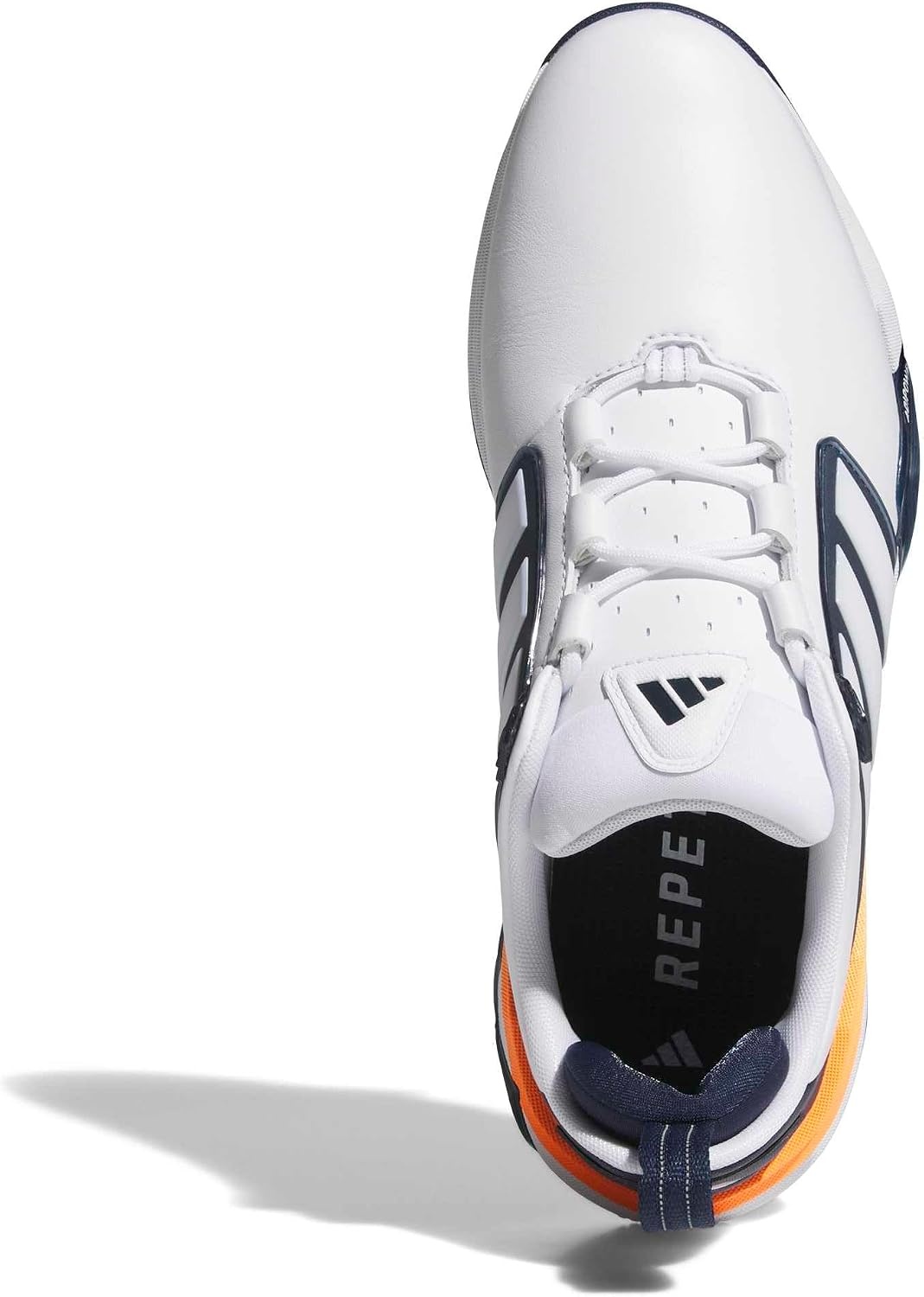 image:imageadidas Golf Adipower 26 Golf ShoesFtwr WhiteCollegiate NavyLucid Orange