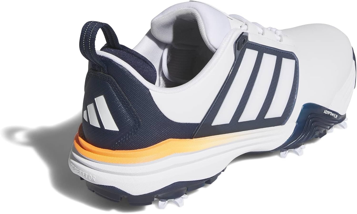 image:imageadidas Golf Adipower 26 Golf ShoesFtwr WhiteCollegiate NavyLucid Orange
