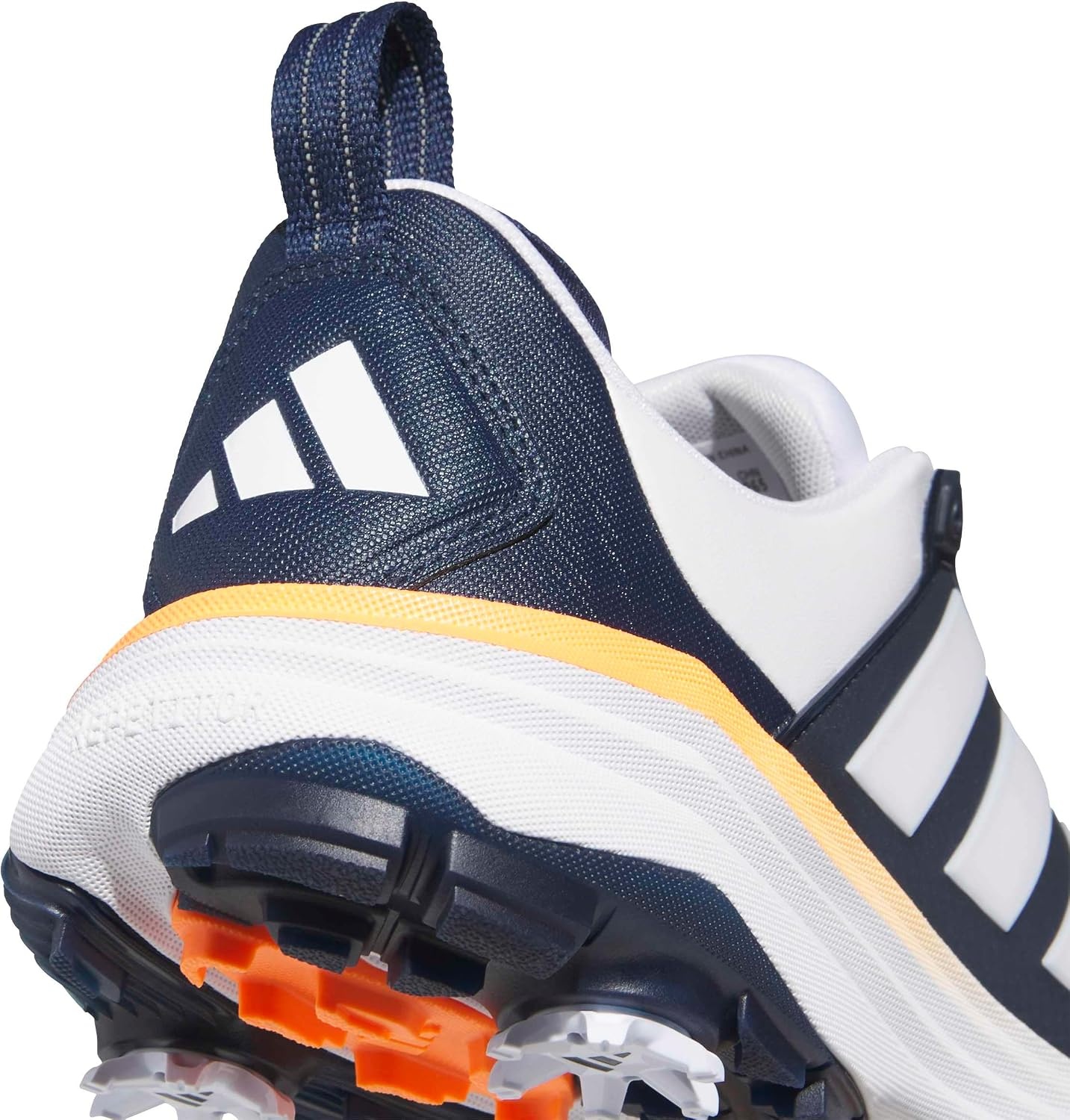 image:imageadidas Golf Adipower 26 Golf ShoesFtwr WhiteCollegiate NavyLucid Orange