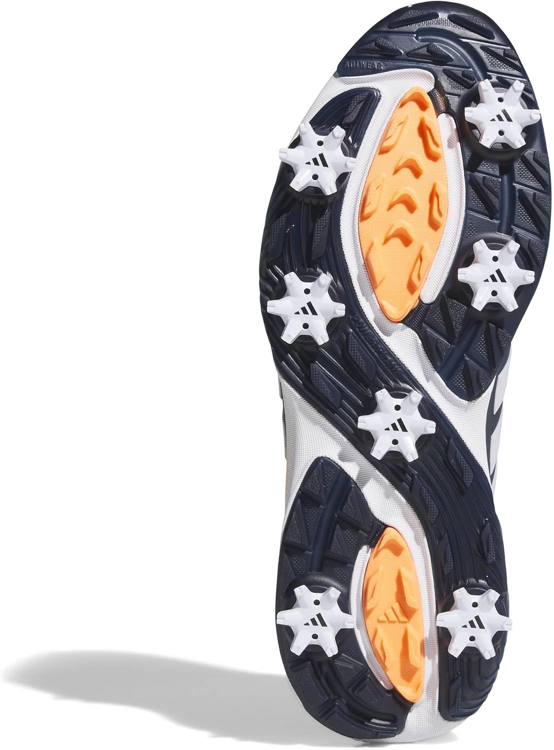 image:imageadidas Golf Adipower 26 Golf ShoesFtwr WhiteCollegiate NavyLucid Orange