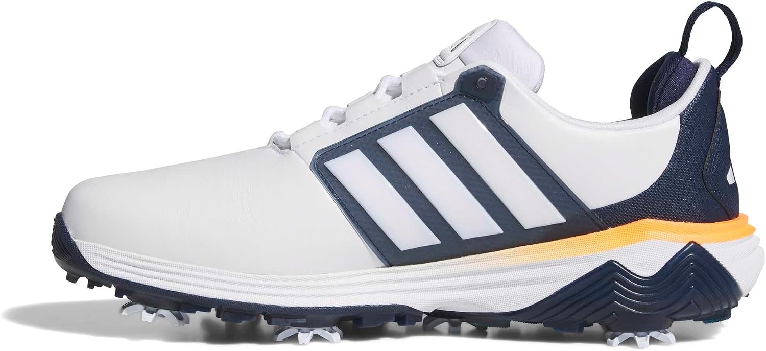 image:imageadidas Golf Adipower 26 Golf ShoesFtwr WhiteCollegiate NavyLucid Orange