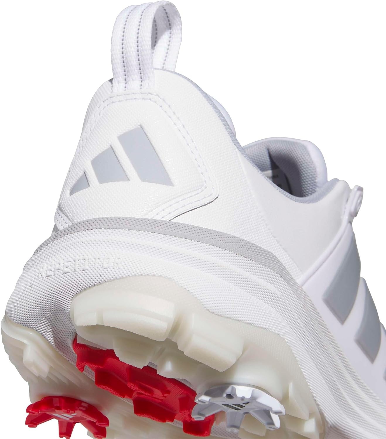 image:imageadidas Golf Adipower 26 Golf ShoesFtwr WhiteSilver MetHalo Silver