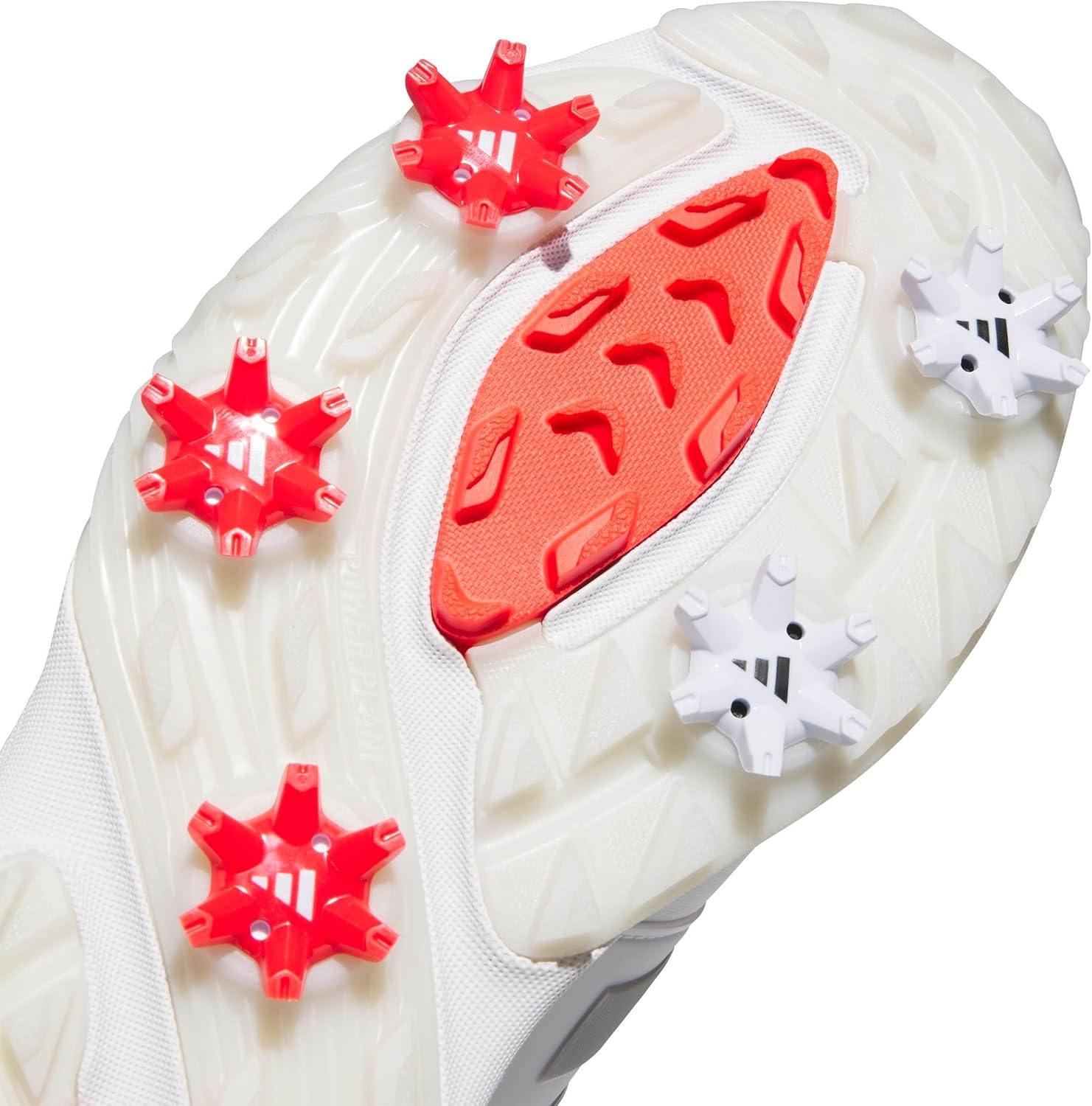 image:imageadidas Golf Adipower 26 Golf ShoesFtwr WhiteSilver MetHalo Silver