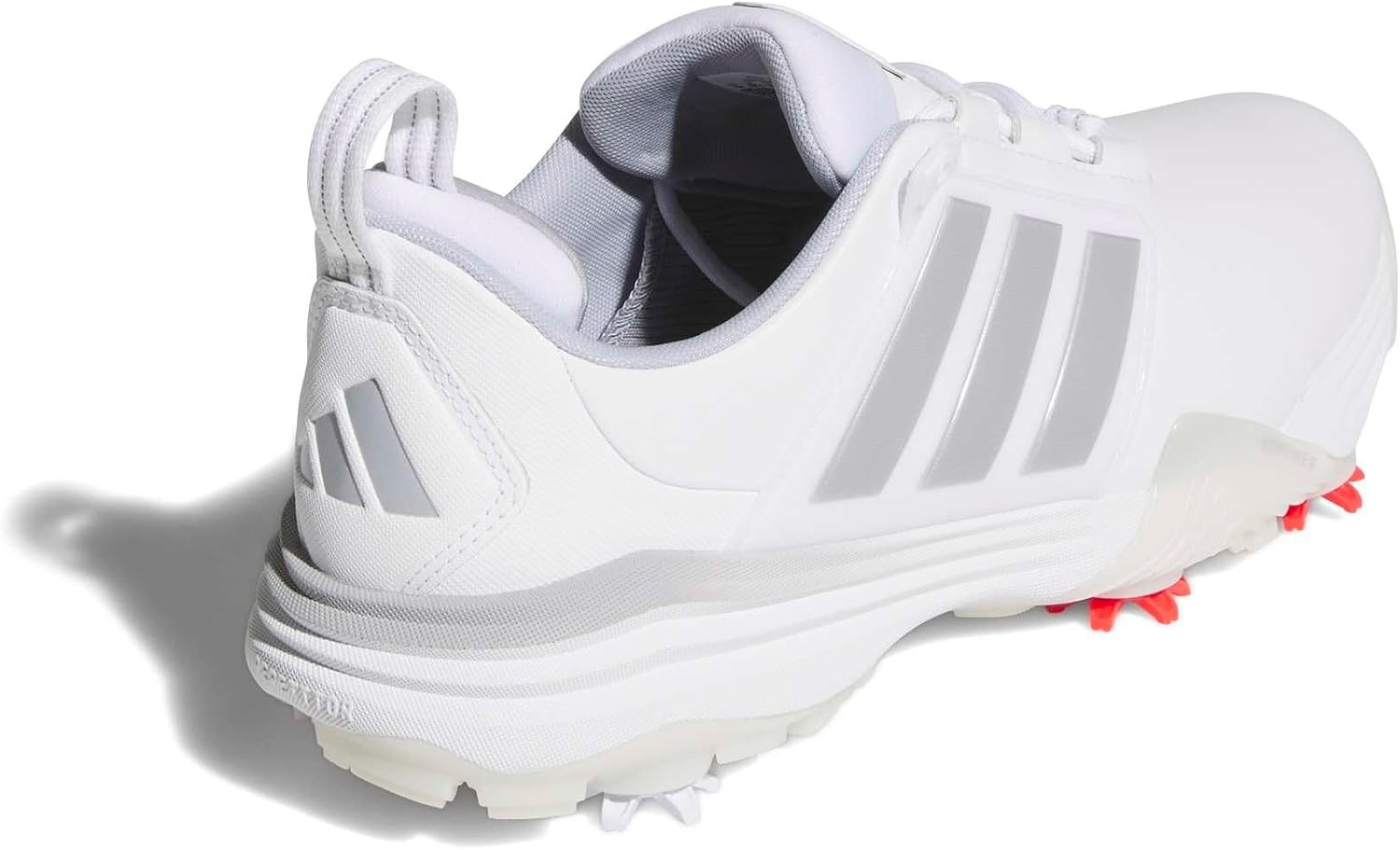 image:imageadidas Golf Adipower 26 Golf ShoesFtwr WhiteSilver MetHalo Silver