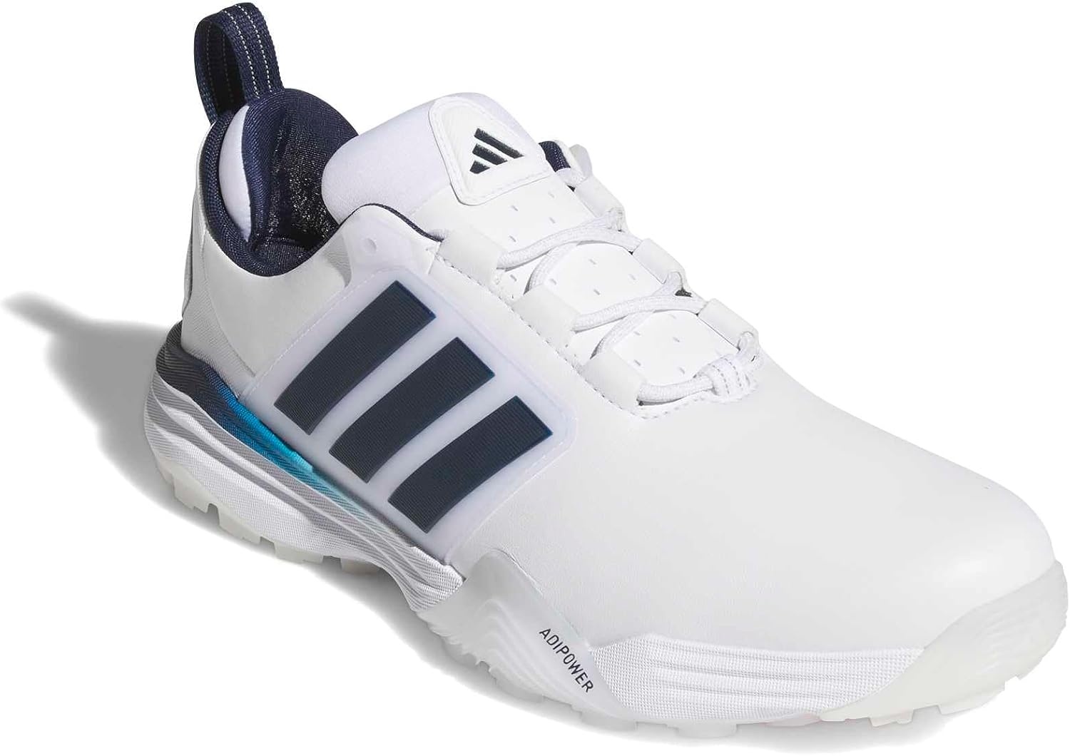 image:imageadidas Golf Adipower 26 Spikeless Golf ShoesFtwr WhiteCollegiate NavyLucid Orange