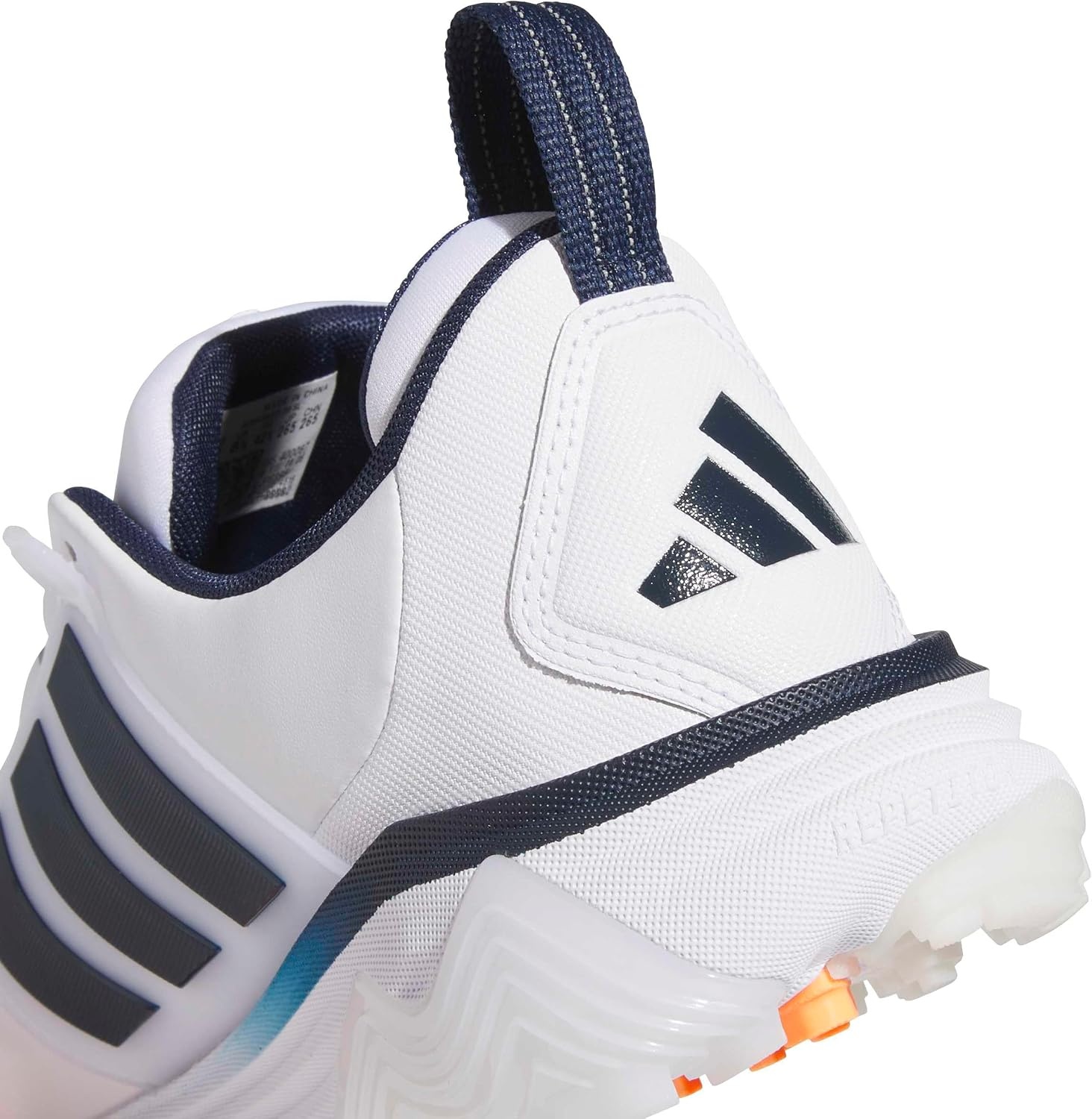image:imageadidas Golf Adipower 26 Spikeless Golf ShoesFtwr WhiteCollegiate NavyLucid Orange