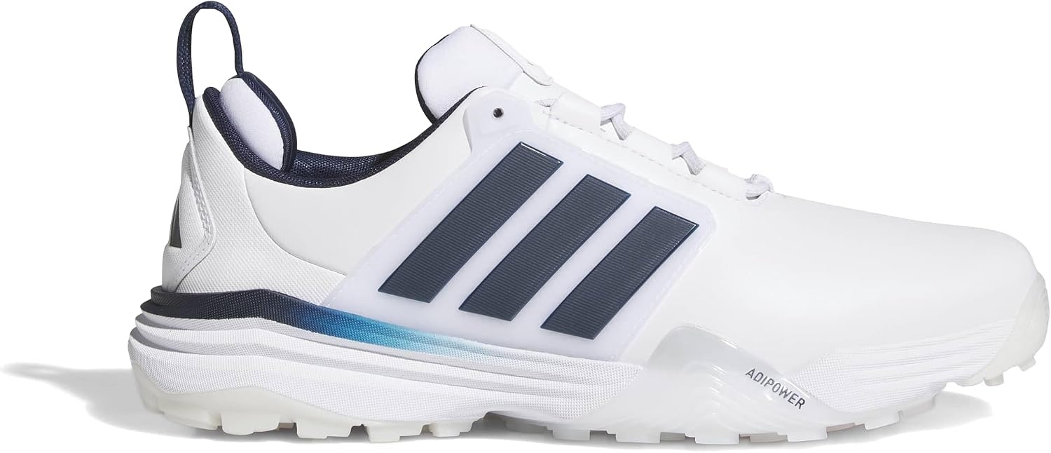 image:imageadidas Golf Adipower 26 Spikeless Golf ShoesFtwr WhiteCollegiate NavyLucid Orange