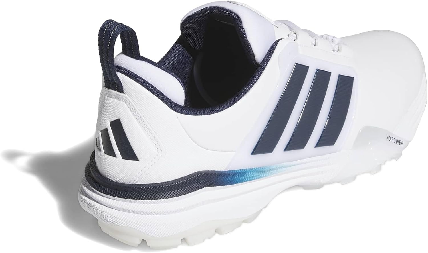 image:imageadidas Golf Adipower 26 Spikeless Golf ShoesFtwr WhiteCollegiate NavyLucid Orange