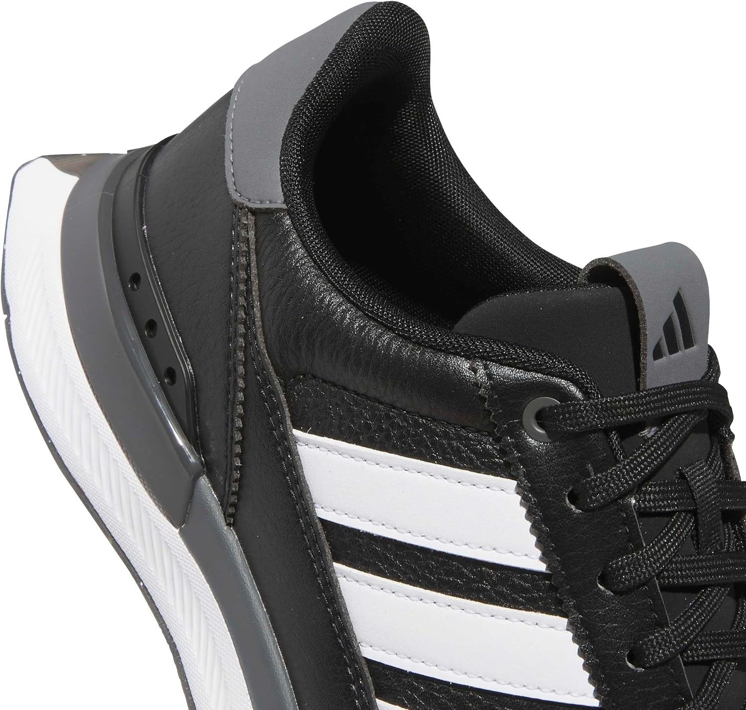 image:imageadidas Golf S2G 26 Leather Spikeless Golf ShoesCore BlackFtwr WhiteGrey Four