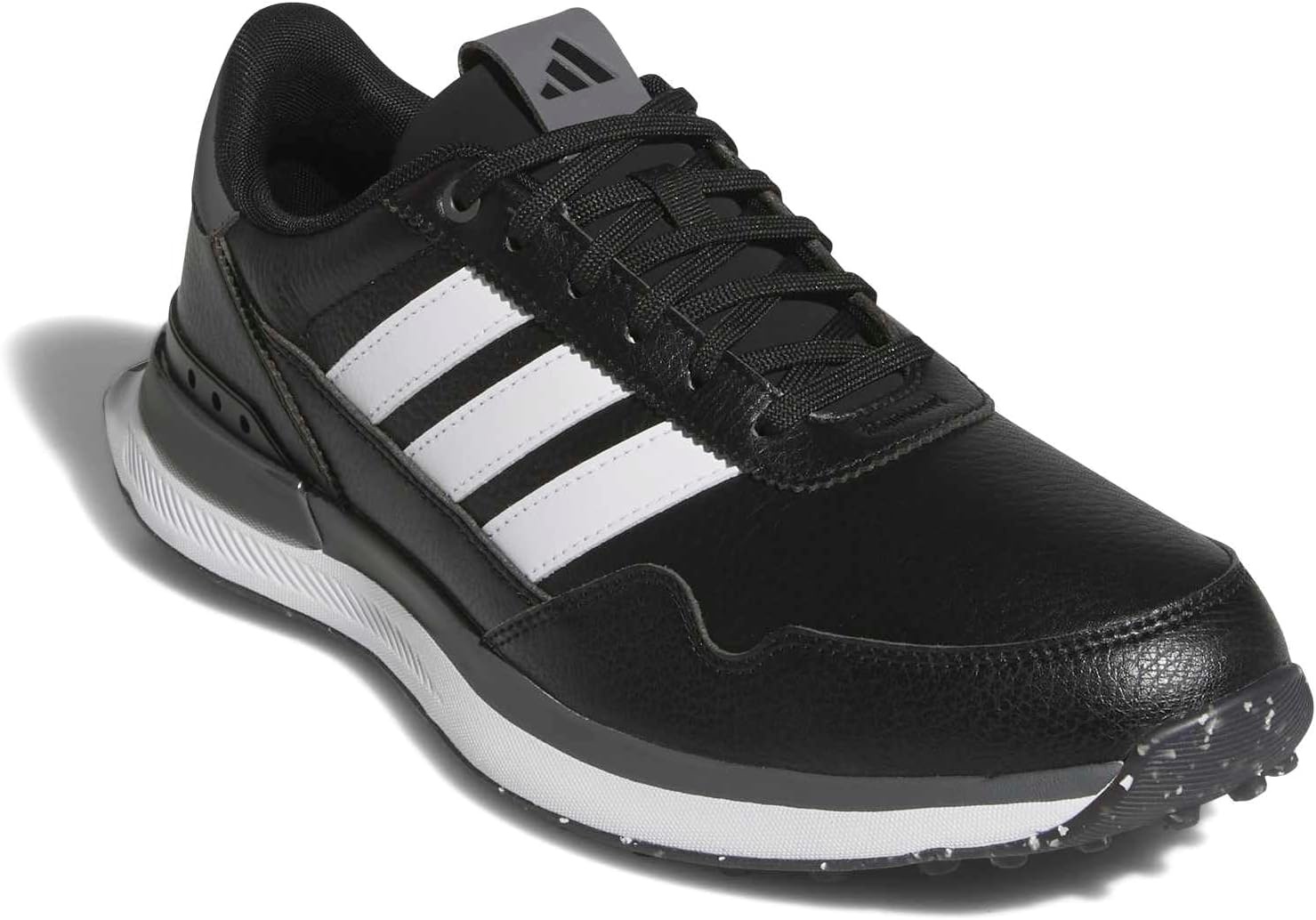 image:imageadidas Golf S2G 26 Leather Spikeless Golf ShoesCore BlackFtwr WhiteGrey Four