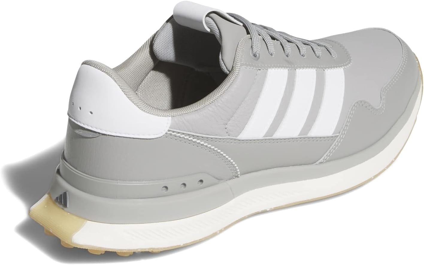 image:imageadidas Golf S2G 26 Leather Spikeless Golf ShoesGrey TwoFtwr WhiteMgh Solid Grey
