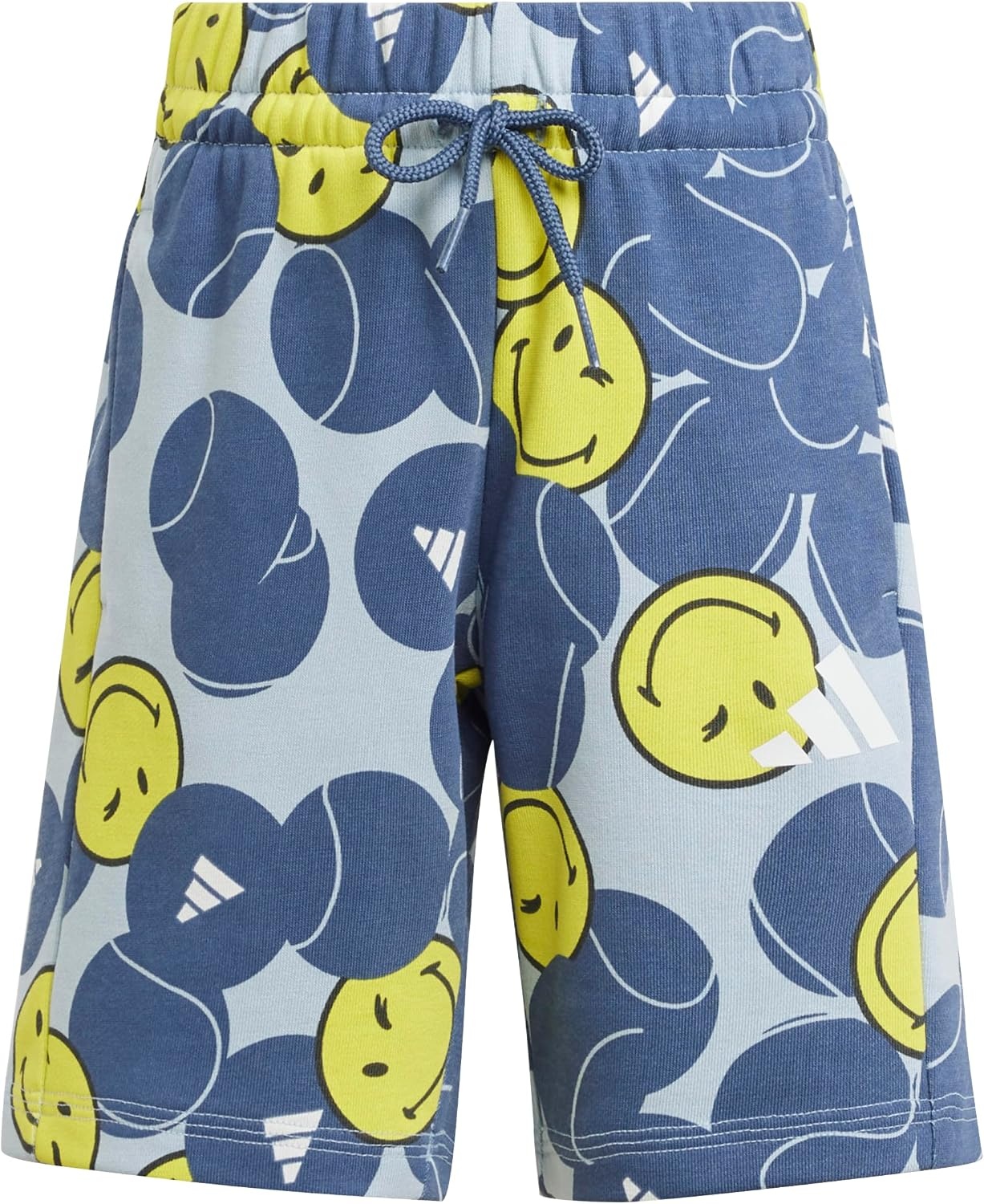 image:imageadidas Kids Smiley World Shorts Summer SetWonder BluePreloved InkBright YellowWhite