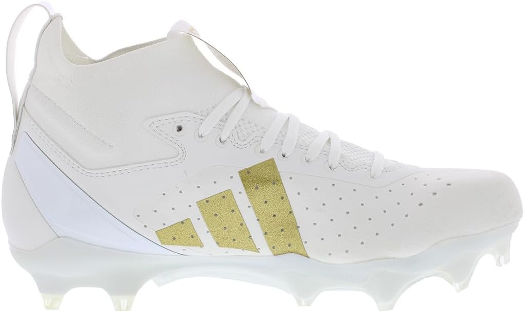 image:imageadidas Mens Adizero Impact2 American FootballFootwear WhiteGold MetallicFootwear Whitewhite