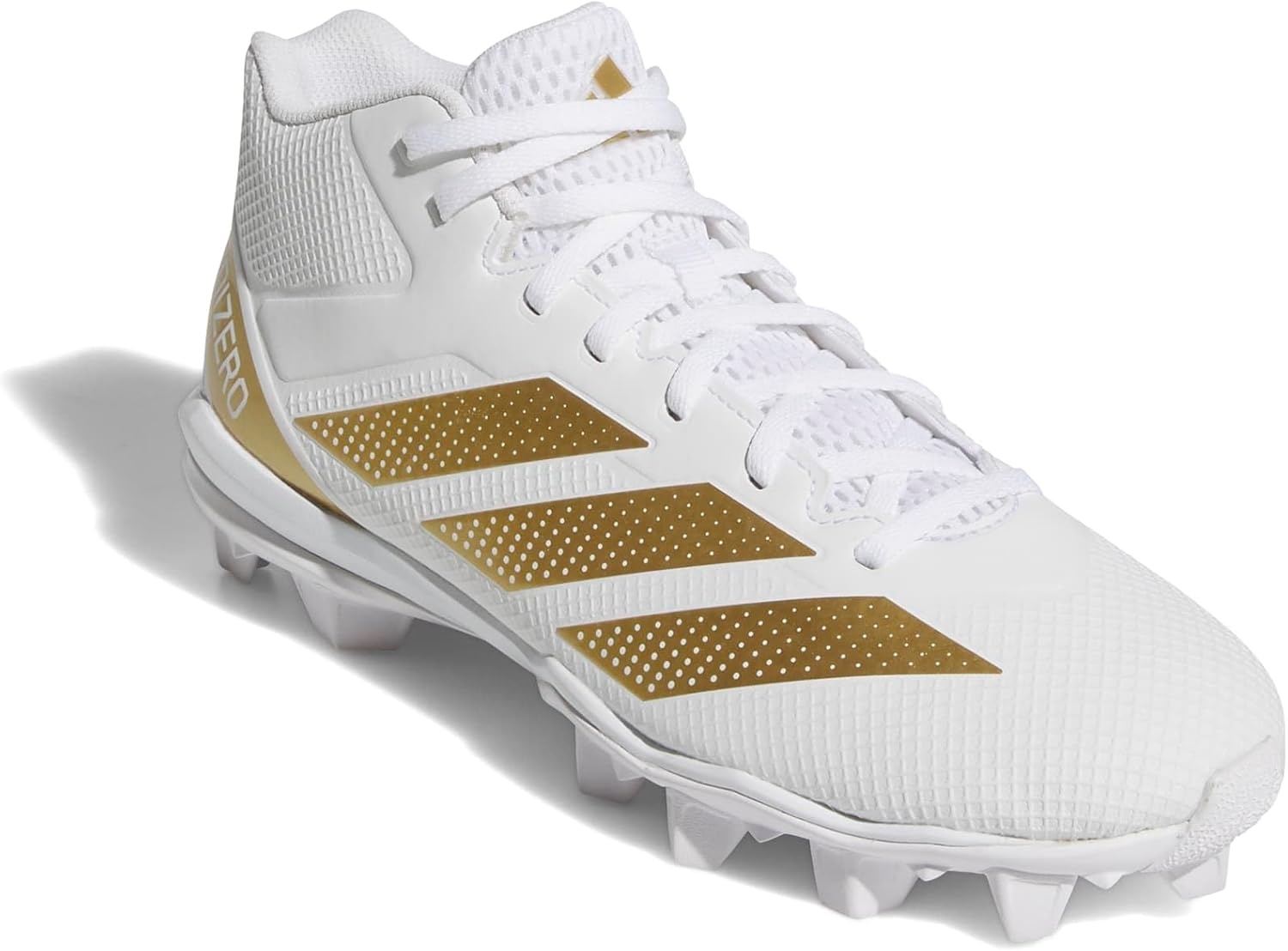image:imageadidas Mens Adizero Impact2 Molded American FootballWhiteGold MetallicWhite