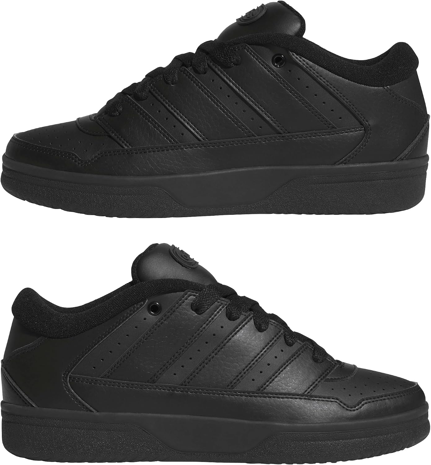 image:imageadidas Mens Break Start 2000 Lace Up Sneakers Shoes Casual BlackBlackBlackBlack