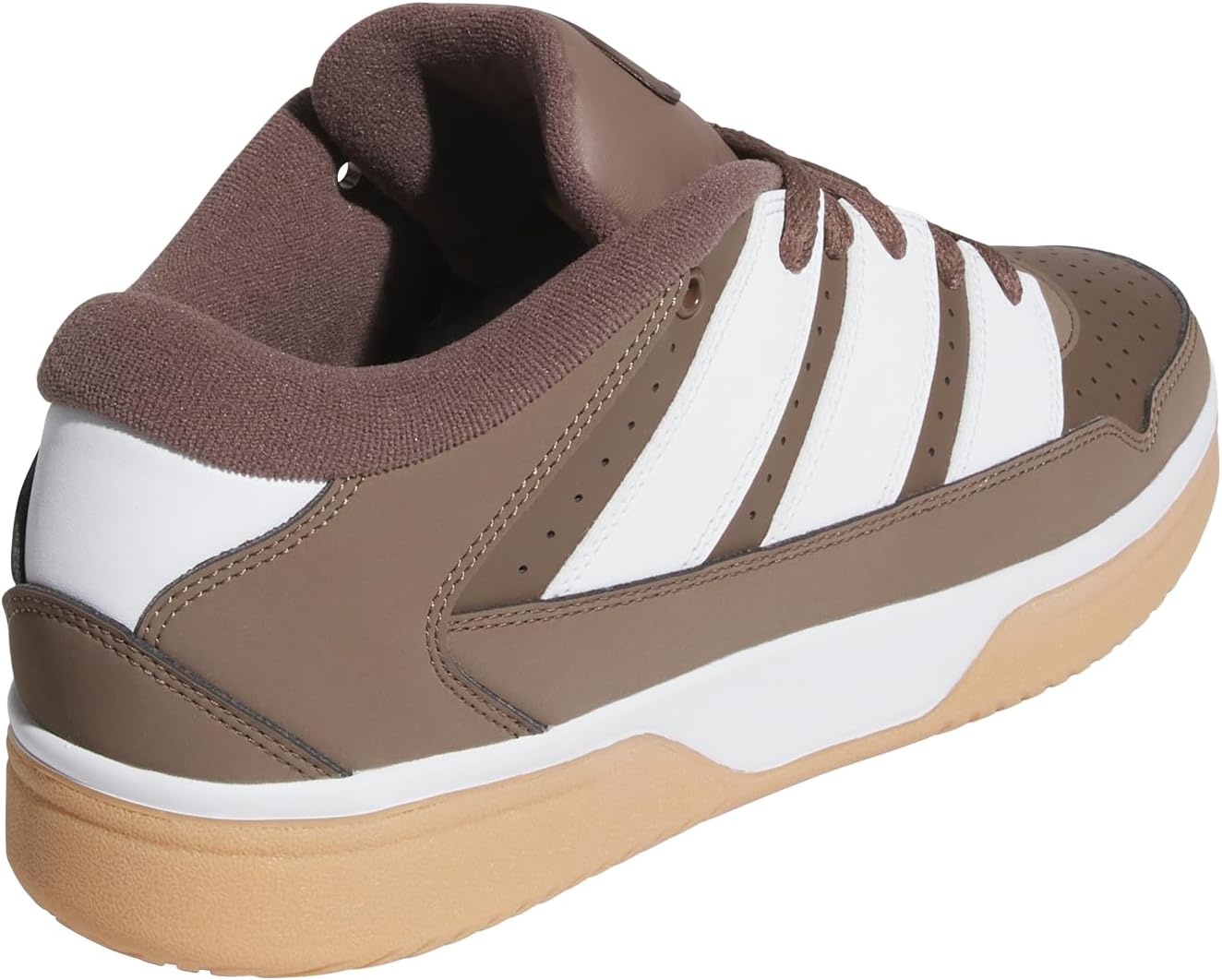 image:imageadidas Mens Break Start 2000 Lace Up Sneakers Shoes Casual BlackEarth StrataWhiteGum