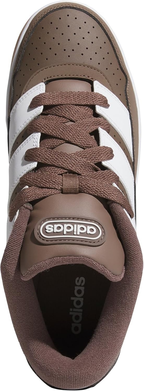 image:imageadidas Mens Break Start 2000 Lace Up Sneakers Shoes Casual BlackEarth StrataWhiteGum