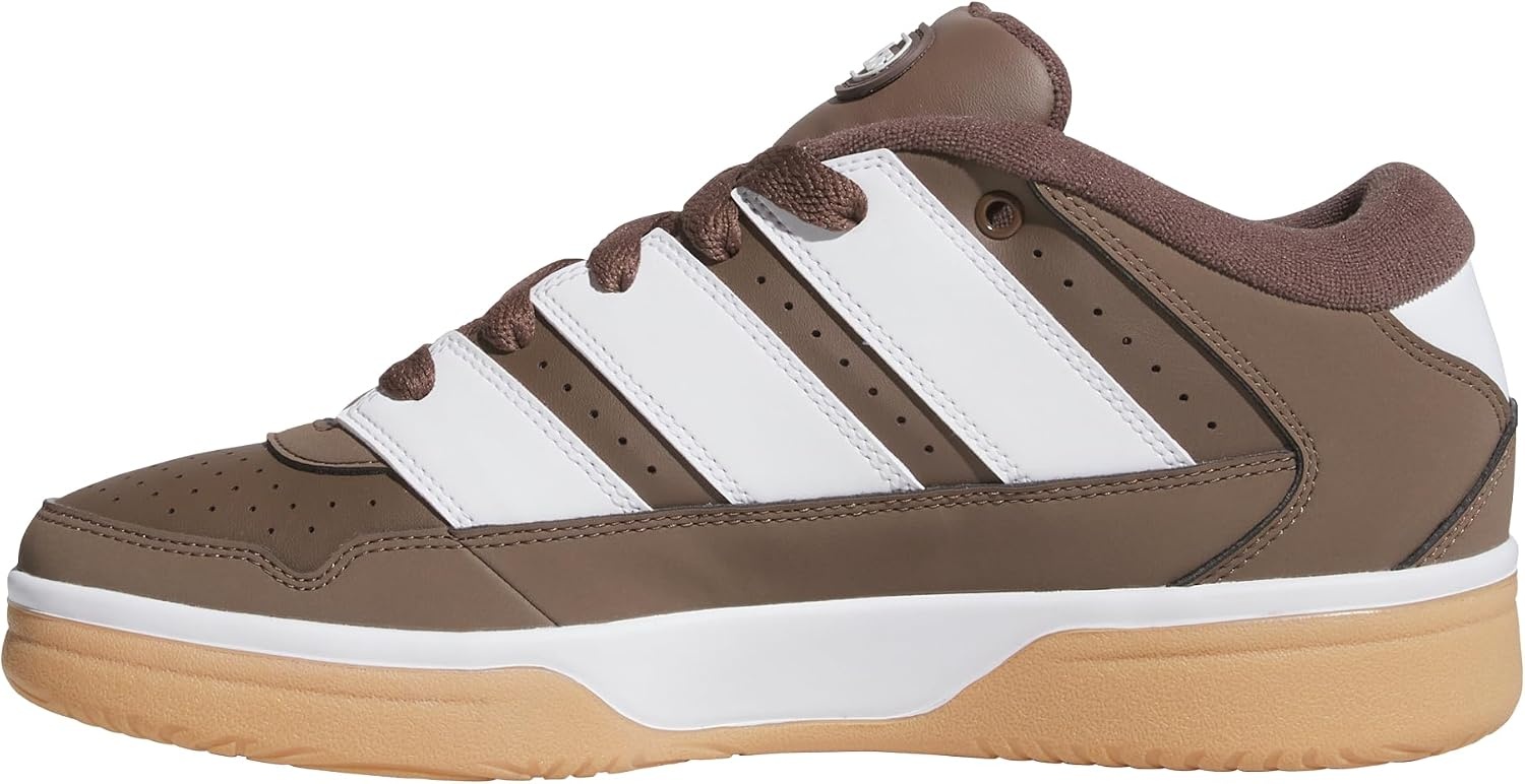 image:imageadidas Mens Break Start 2000 Lace Up Sneakers Shoes Casual BlackEarth StrataWhiteGum