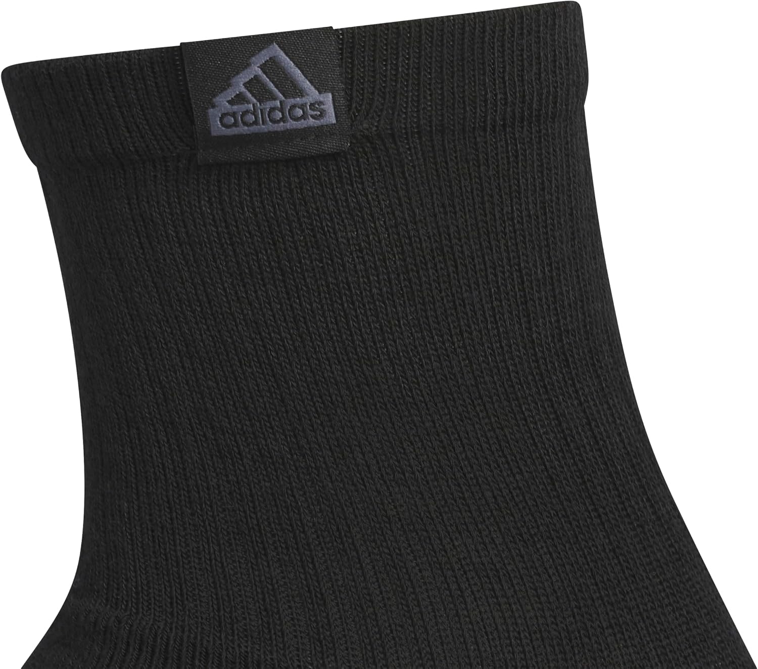 image:imageadidas Mens Cushioned High Quarter Socks 3 Pairs Durable amp ComfortableBlackOnix Grey3