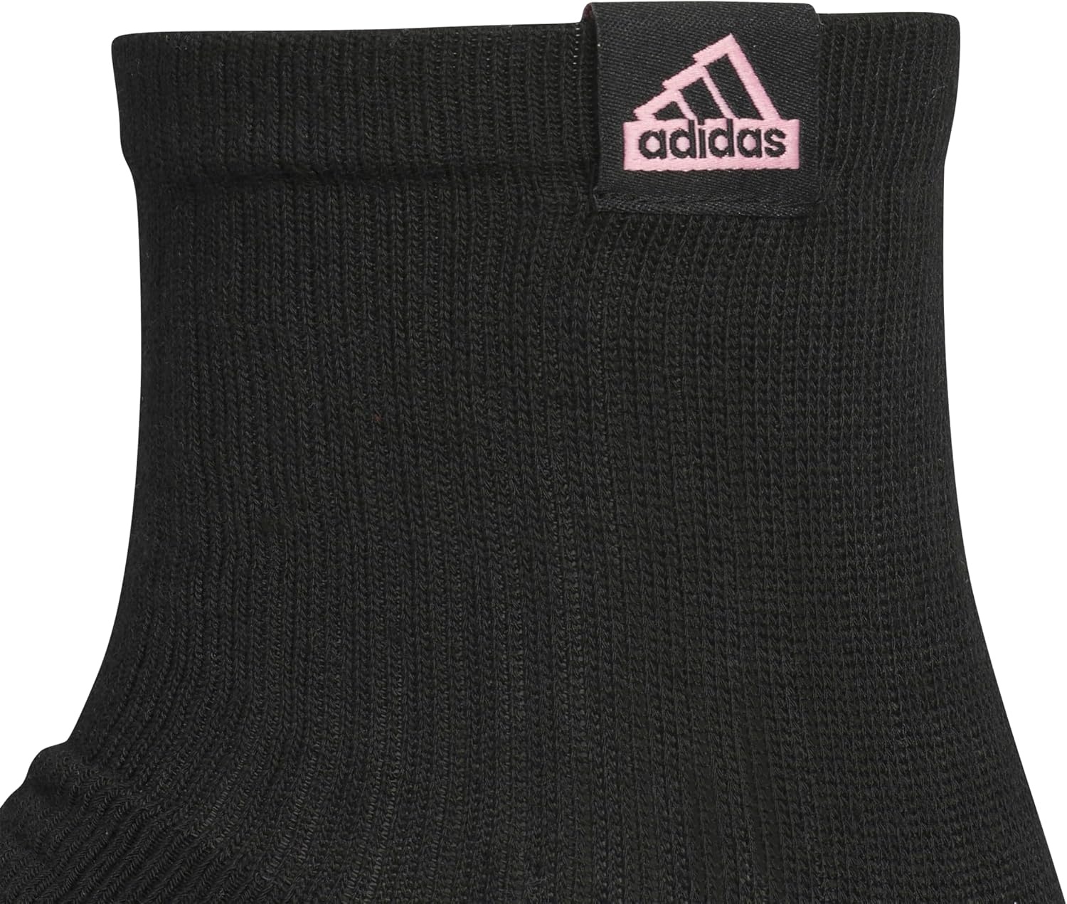 image:imageadidas Mens Cushioned High Quarter Socks 3 Pairs Durable amp ComfortableBlackTrue PinkWhite3