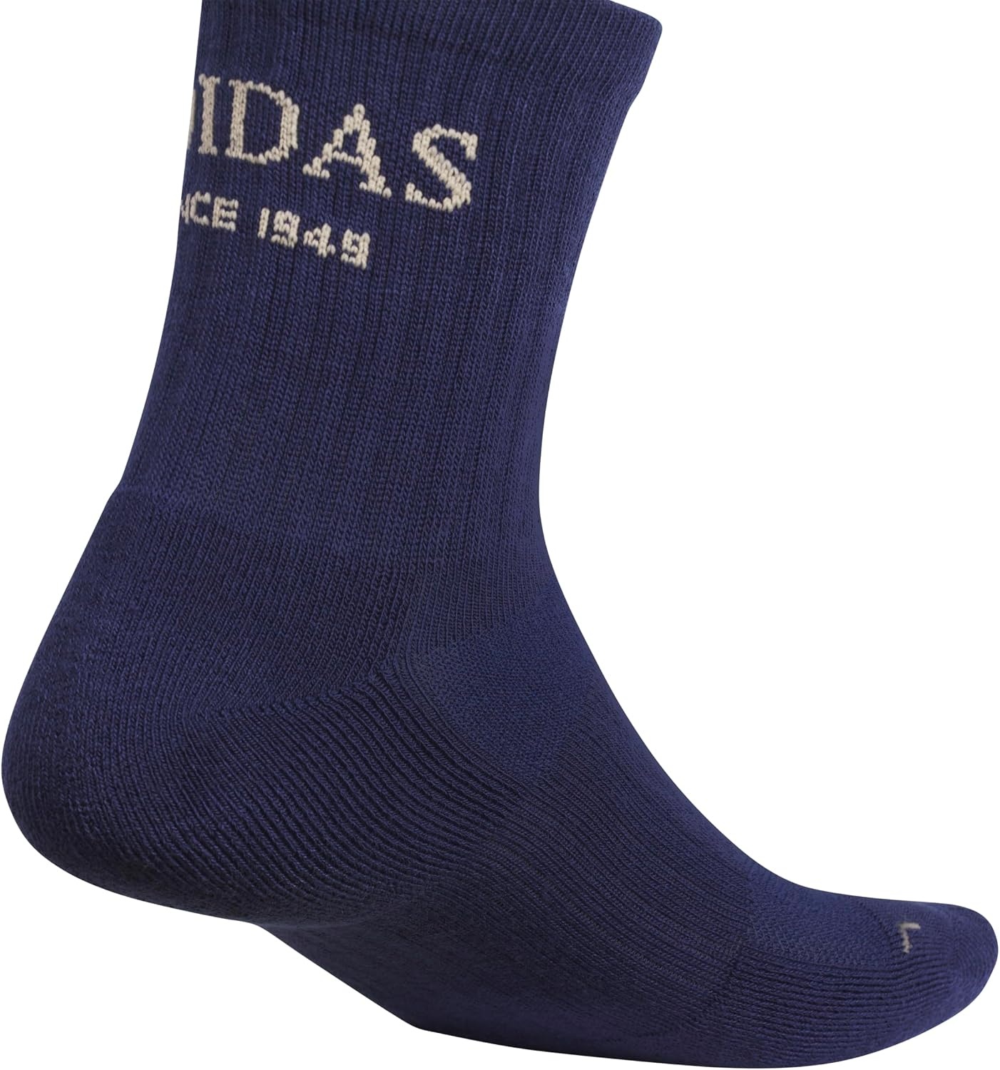 image:imageadidas Mens Cushioned High Quarter Socks 3 Pairs Durable amp ComfortableDark BlueOnix GreyKhaki Three5
