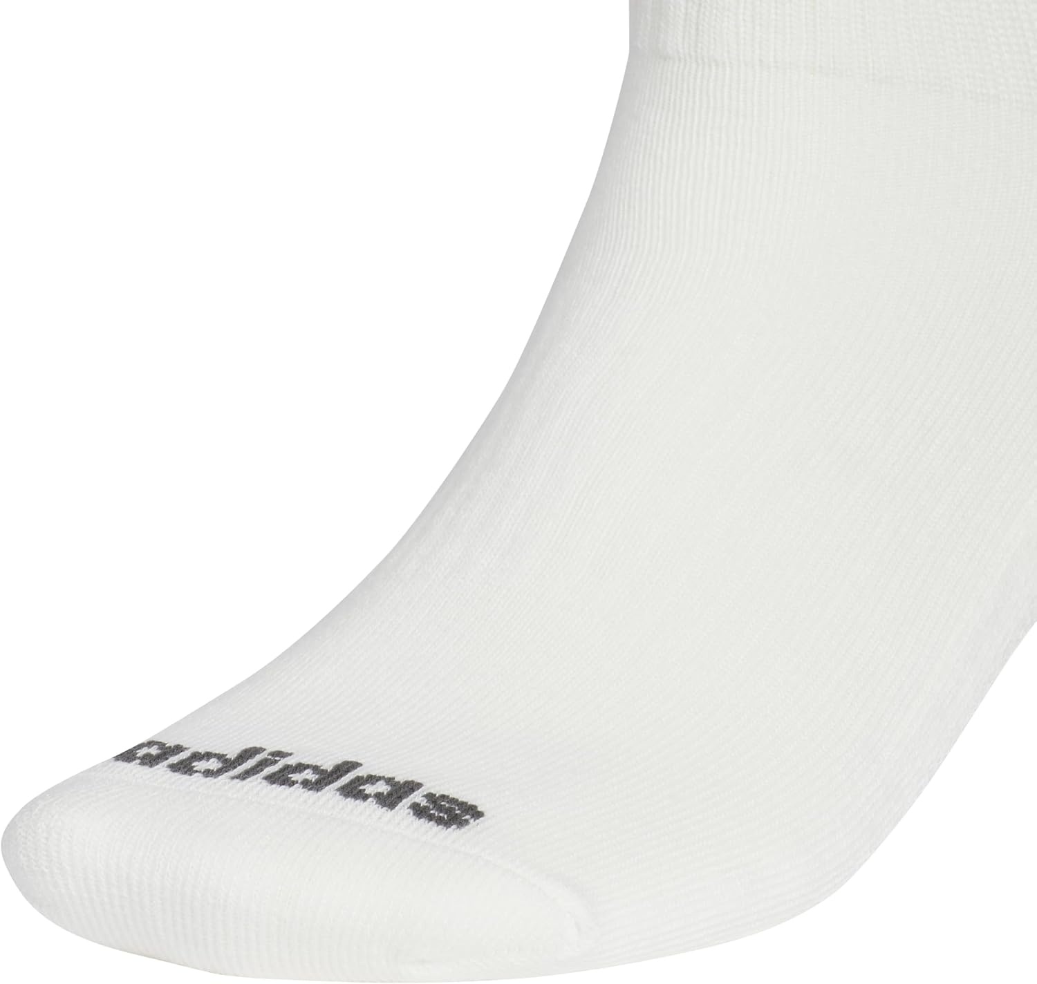 image:imageadidas Mens Cushioned High Quarter Socks 3 Pairs Durable amp ComfortableOff WhiteWonder Cargo KhakiGrey Six3stripe4