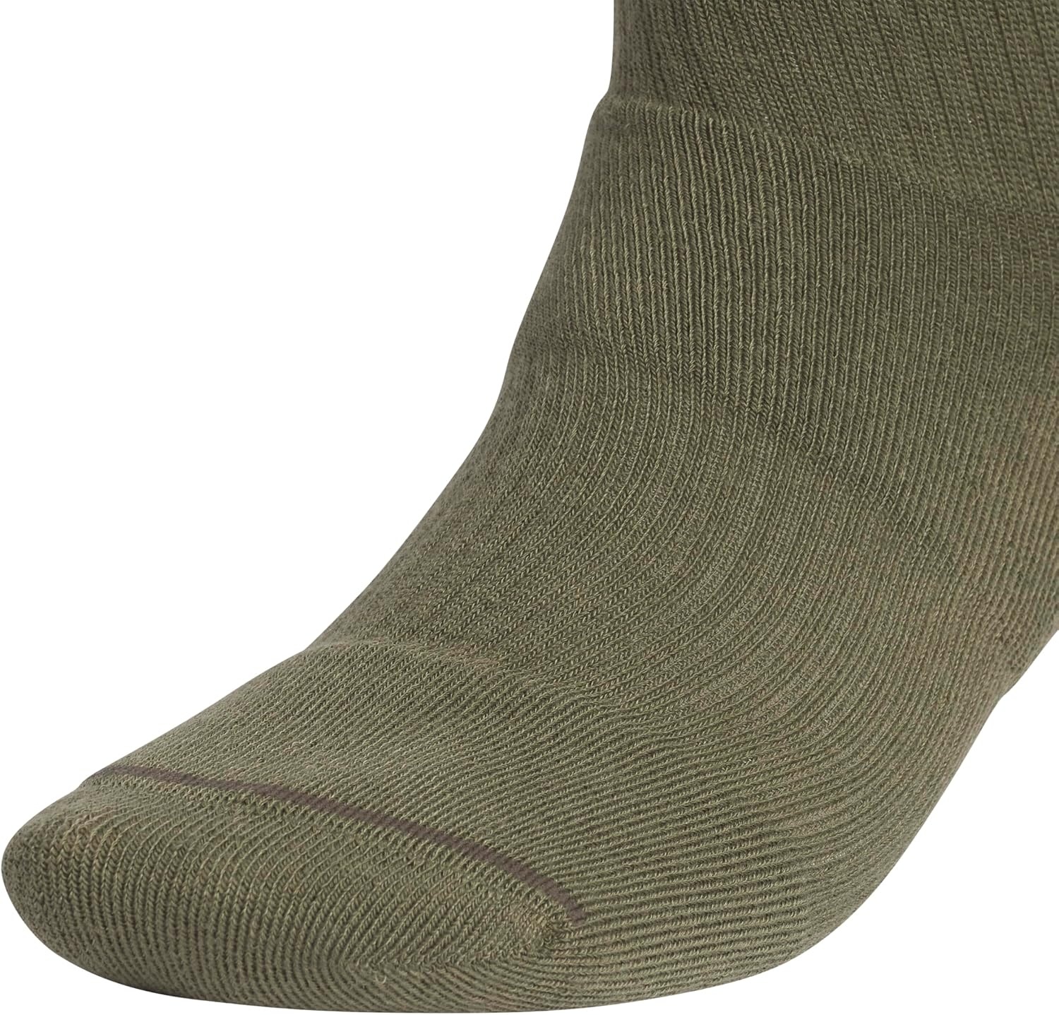image:imageadidas Mens Cushioned High Quarter Socks 3 Pairs Durable amp ComfortableOlive Strata GreenAlumina BeigeBlack3