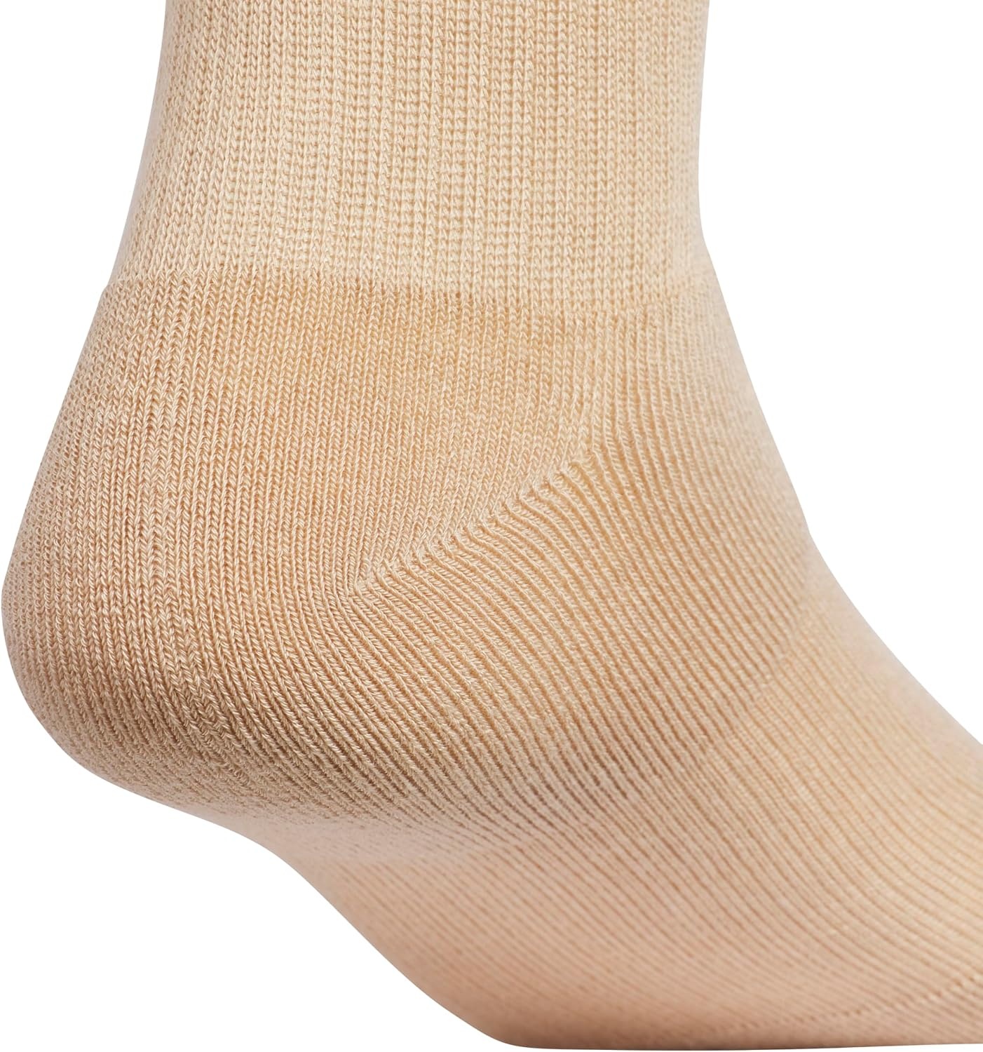 image:imageadidas Mens Cushioned High Quarter Socks 3 Pairs Durable amp ComfortableWarm Sandstone BeigeWhiteBlack4