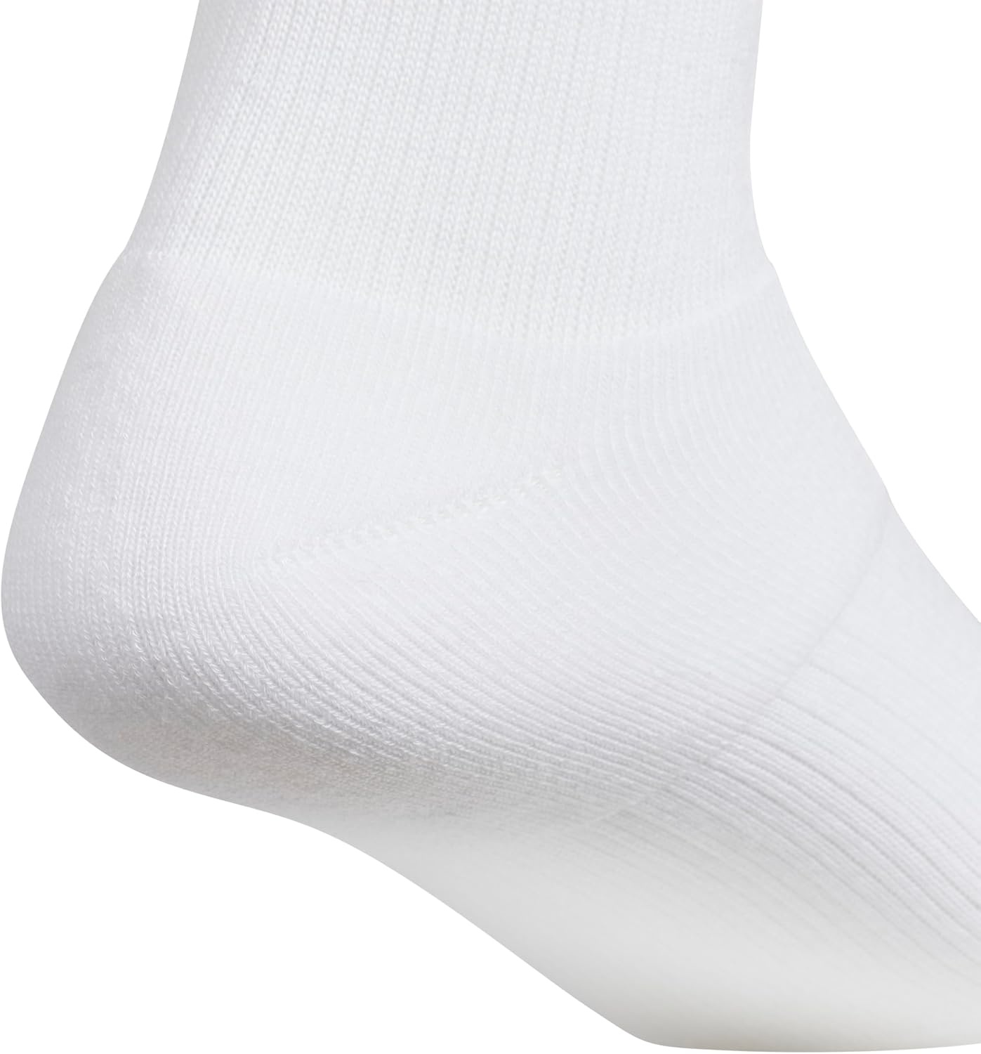 image:imageadidas Mens Cushioned High Quarter Socks 3 Pairs Durable amp ComfortableWhiteBlackClear Onix Grey4